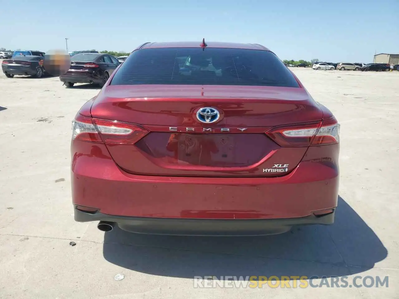 6 fotografías del automóvil dañado 4T1F31AK3LU012384 TOYOTA CAMRY 2020