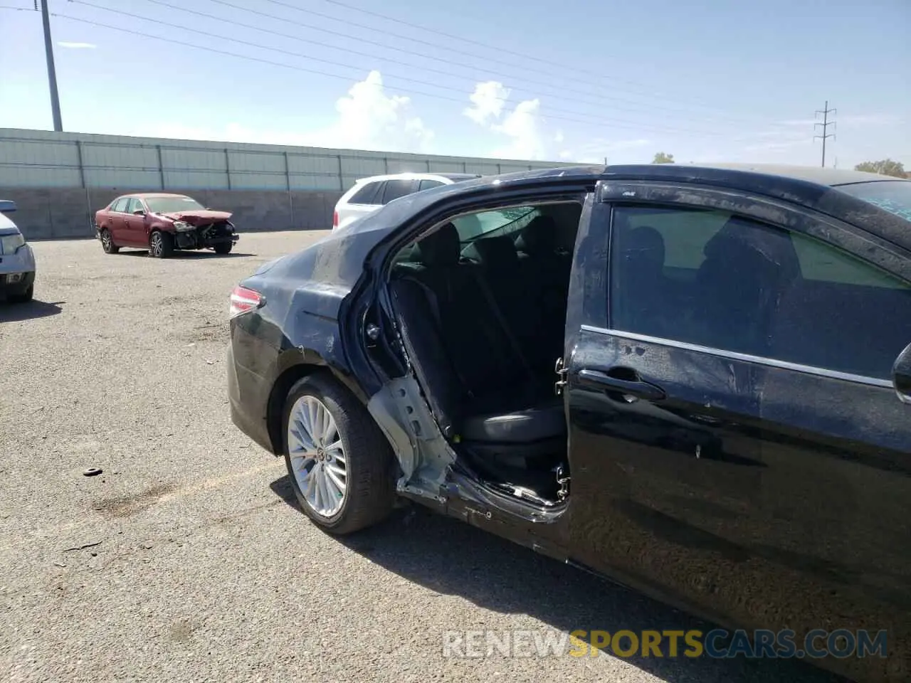 9 fotografías del automóvil dañado 4T1F31AK3LU545075 TOYOTA CAMRY 2020