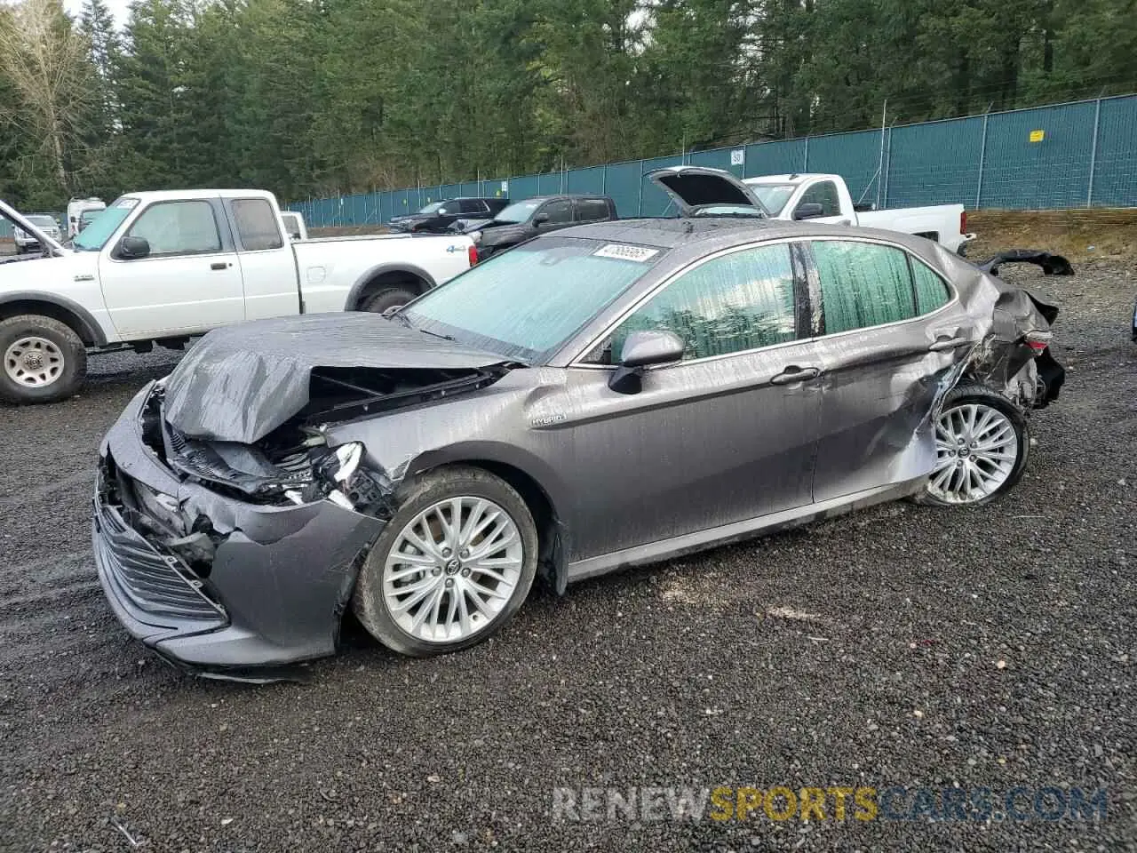1 fotografías del automóvil dañado 4T1F31AK4LU521464 TOYOTA CAMRY 2020