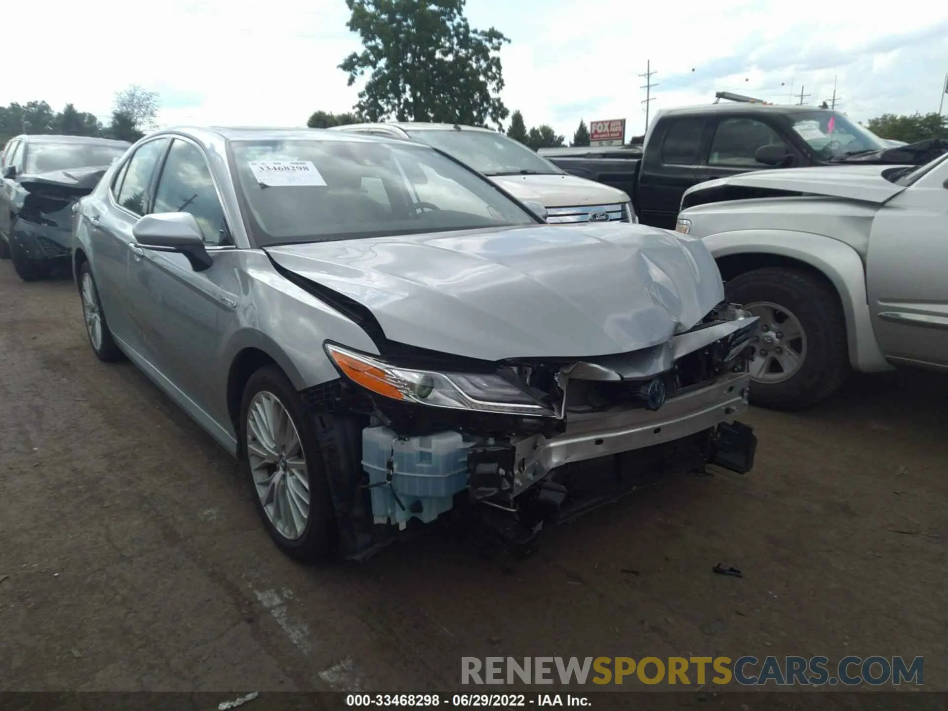 1 fotografías del automóvil dañado 4T1F31AK4LU523960 TOYOTA CAMRY 2020