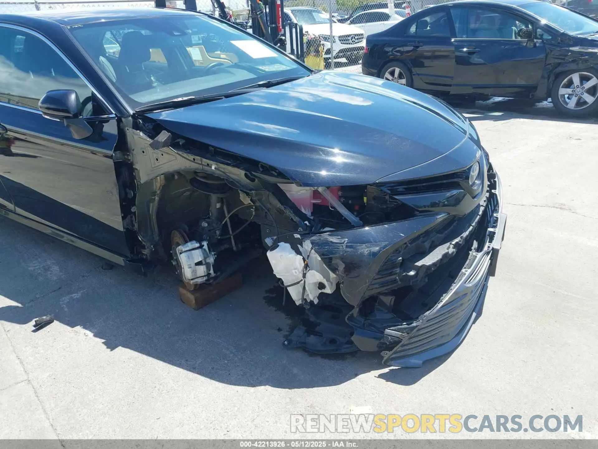 6 fotografías del automóvil dañado 4T1F31AK4LU526096 TOYOTA CAMRY 2020