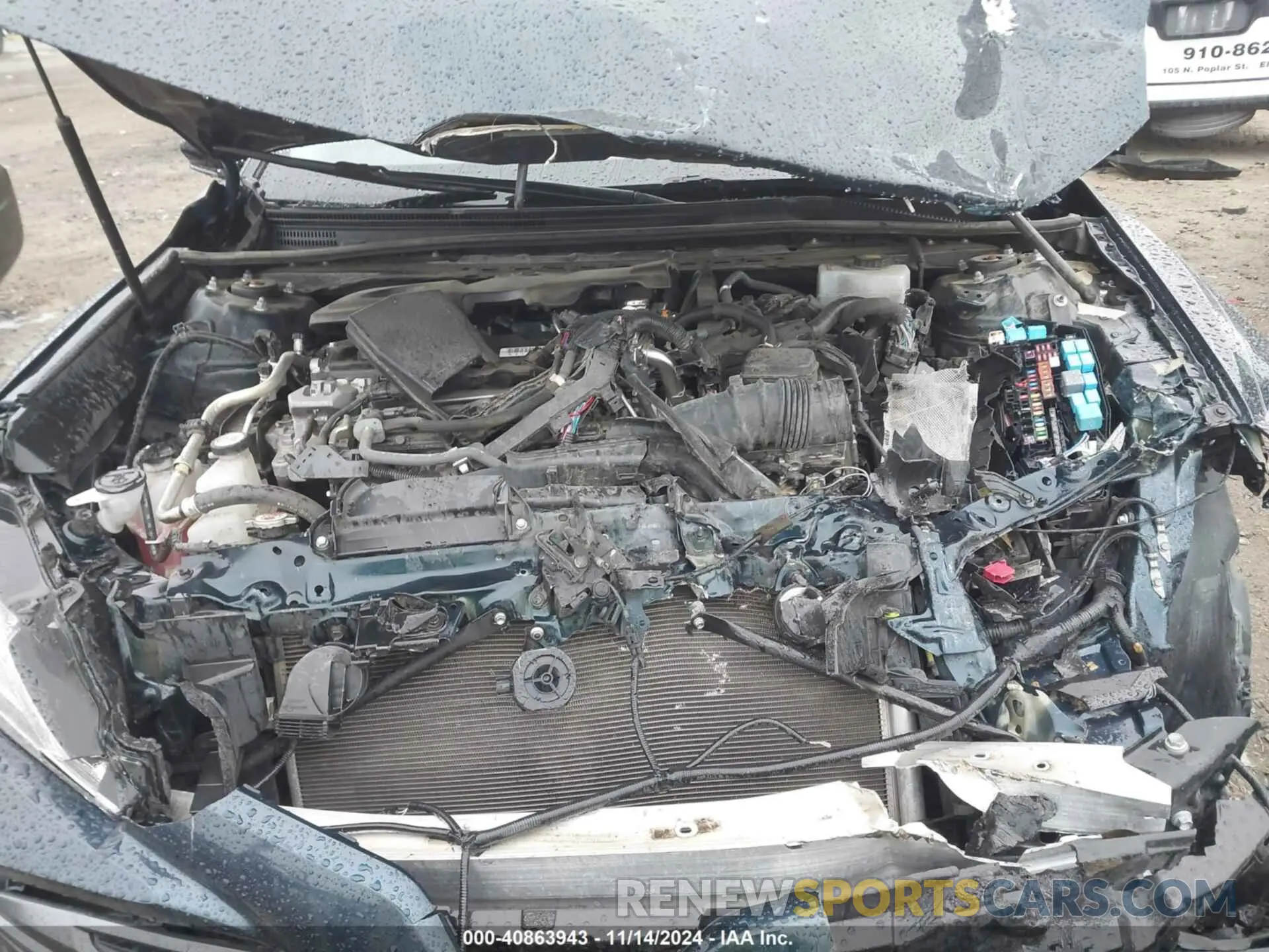 10 fotografías del automóvil dañado 4T1F31AK4LU530956 TOYOTA CAMRY 2020