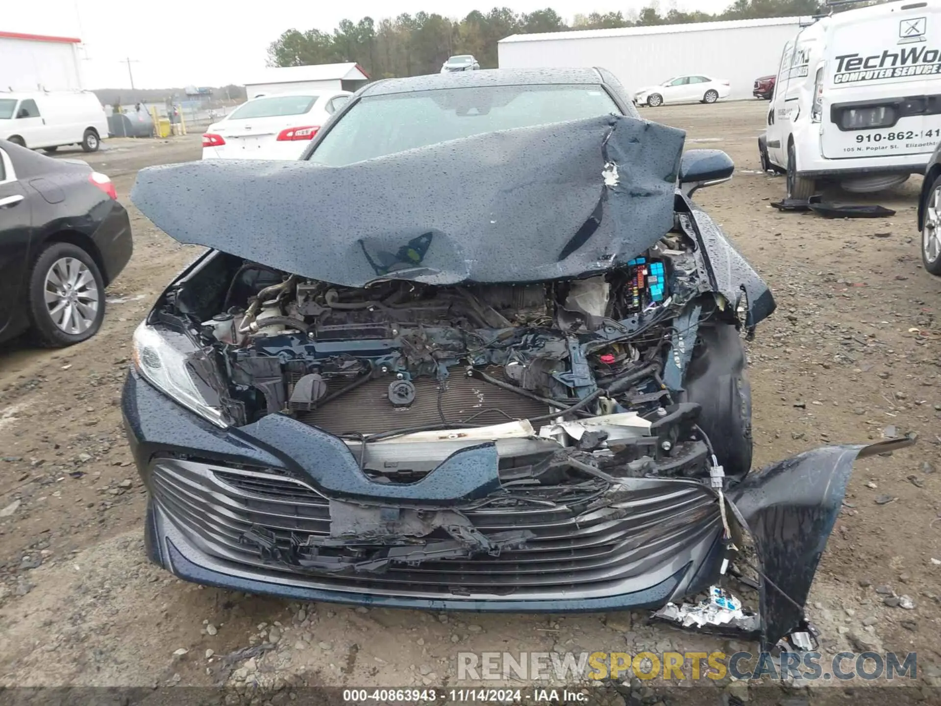 11 fotografías del automóvil dañado 4T1F31AK4LU530956 TOYOTA CAMRY 2020