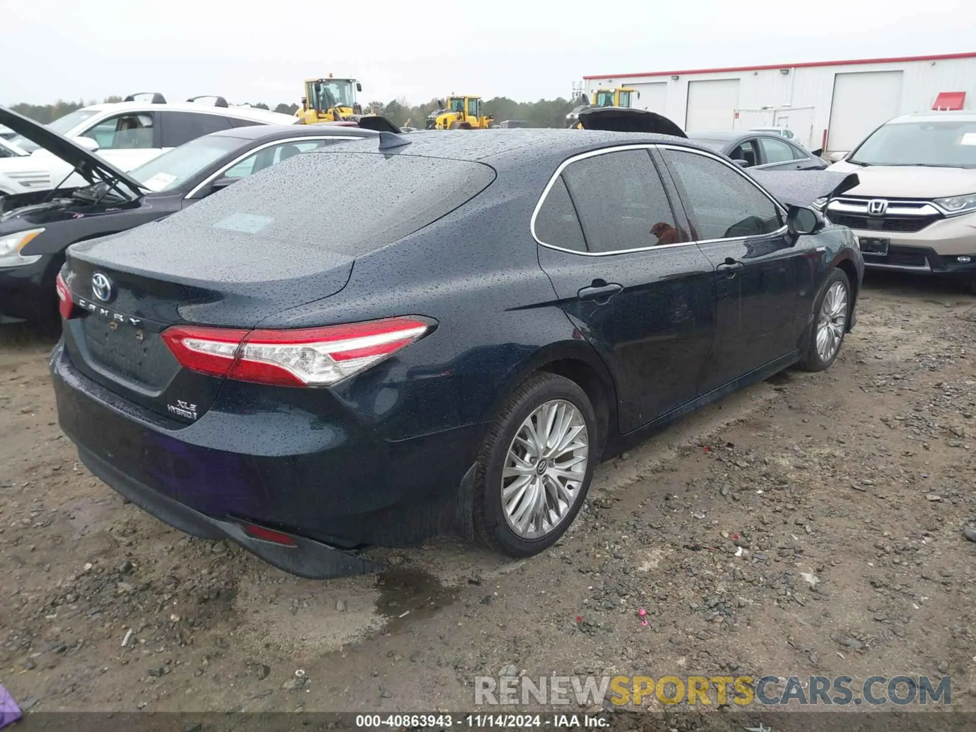 4 fotografías del automóvil dañado 4T1F31AK4LU530956 TOYOTA CAMRY 2020