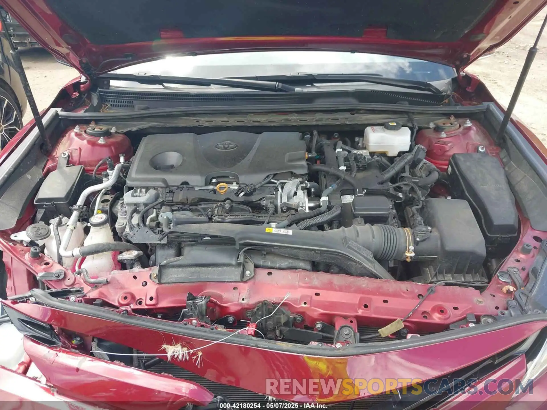 10 fotografías del automóvil dañado 4T1F31AK4LU536417 TOYOTA CAMRY 2020