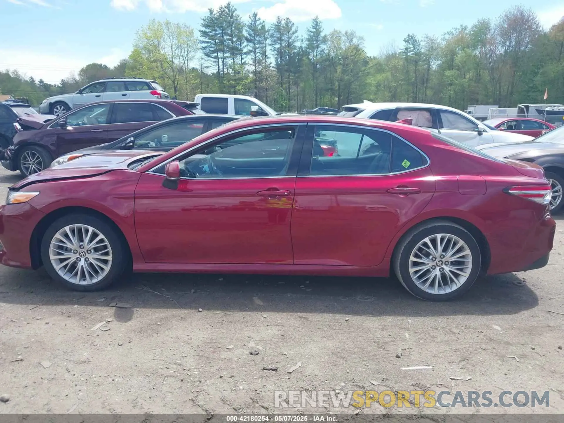 14 fotografías del automóvil dañado 4T1F31AK4LU536417 TOYOTA CAMRY 2020