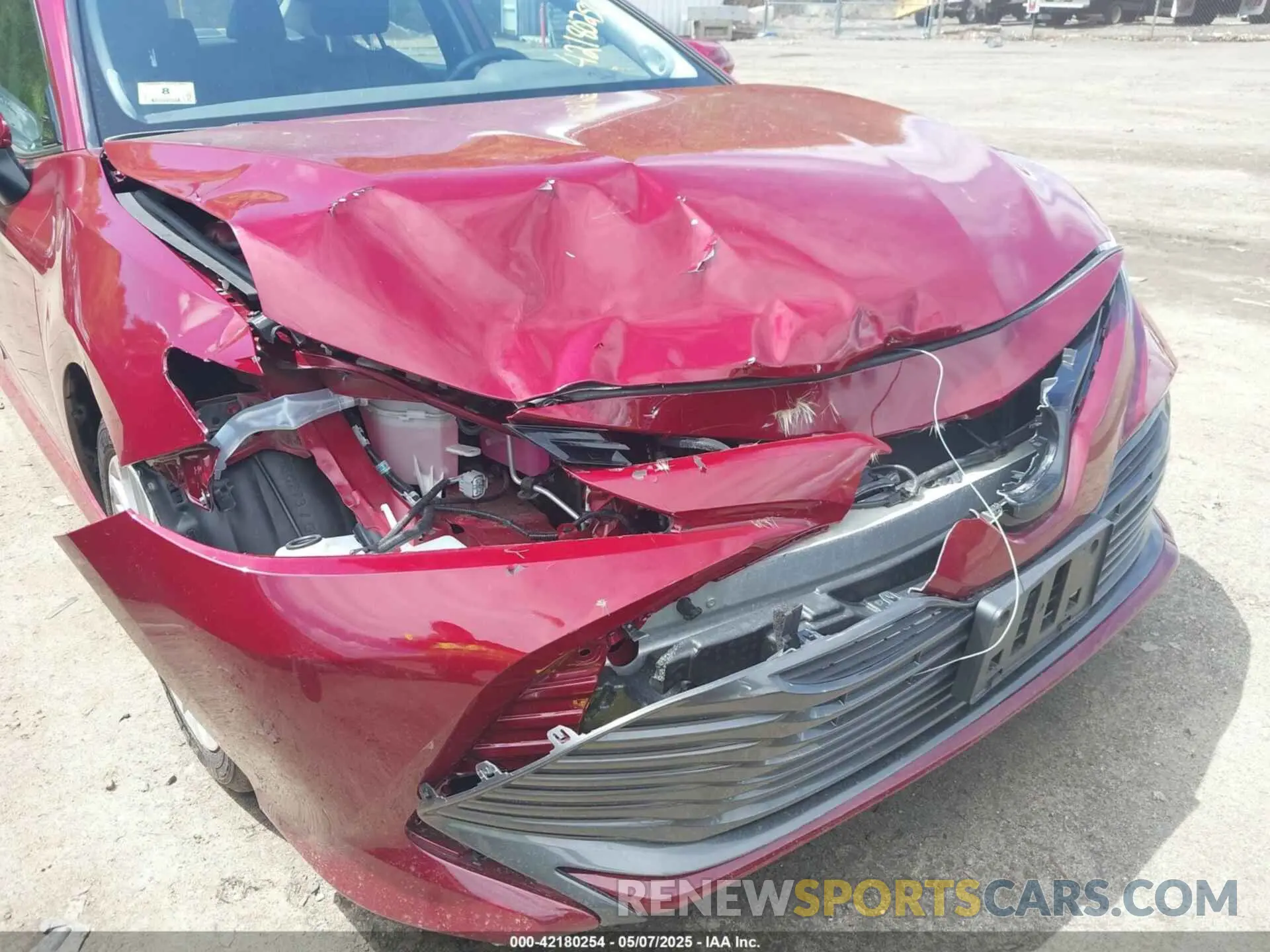 6 fotografías del automóvil dañado 4T1F31AK4LU536417 TOYOTA CAMRY 2020