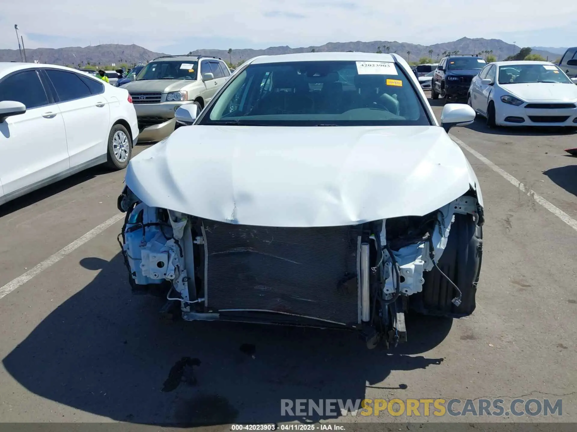 6 fotografías del automóvil dañado 4T1F31AK4LU537230 TOYOTA CAMRY 2020