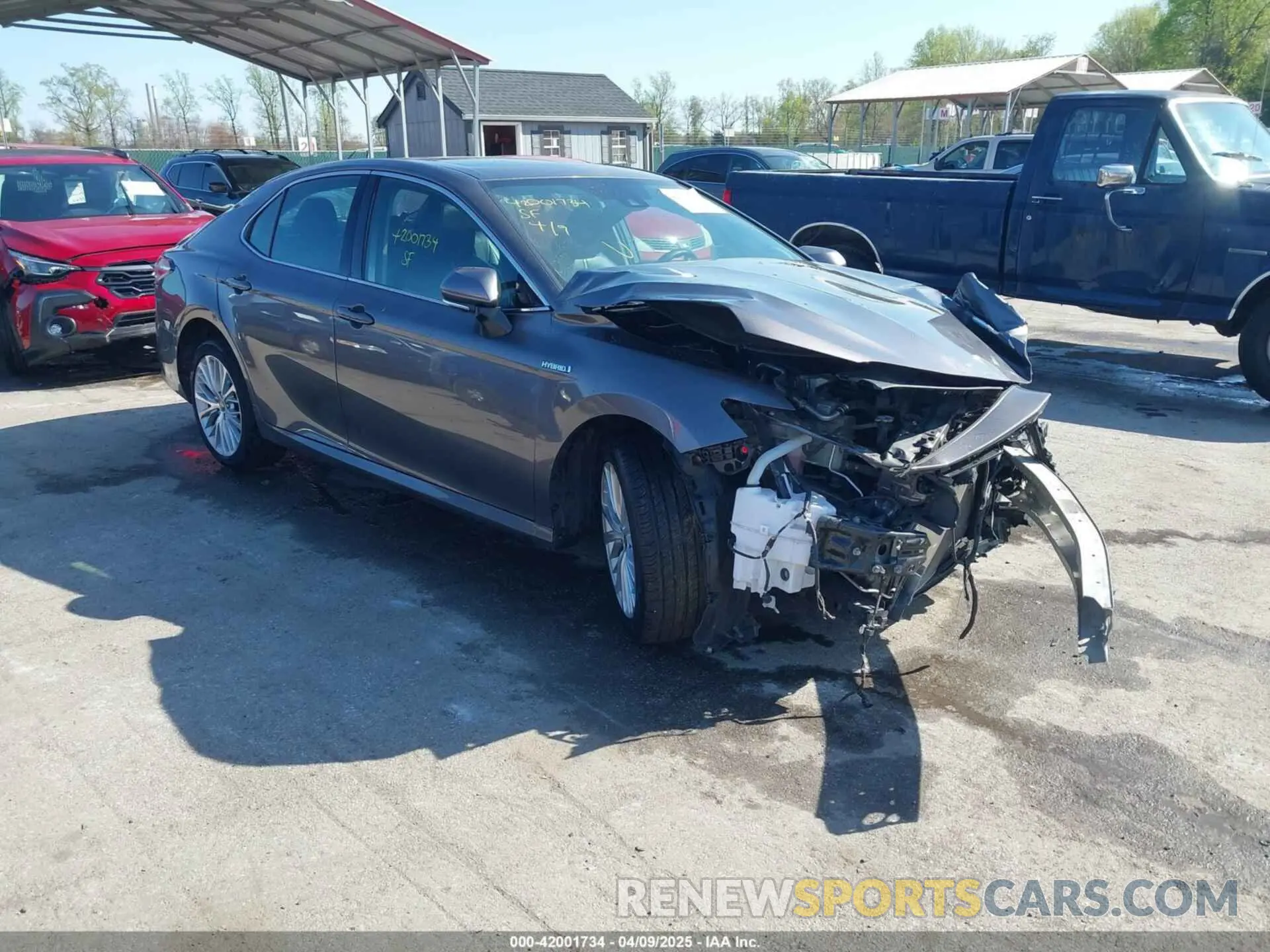 1 fotografías del automóvil dañado 4T1F31AK5LU014735 TOYOTA CAMRY 2020