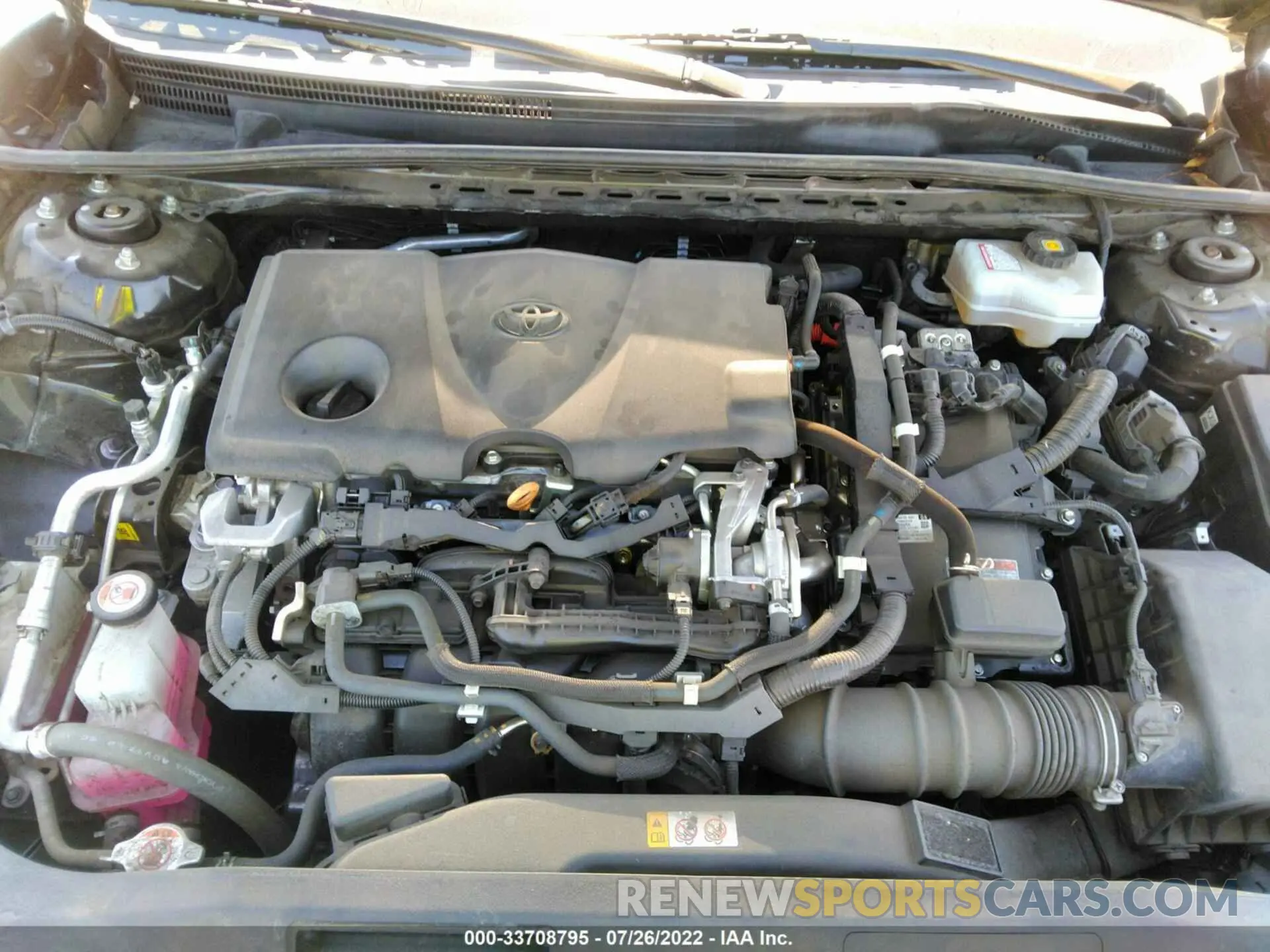 10 fotografías del automóvil dañado 4T1F31AK8LU520480 TOYOTA CAMRY 2020
