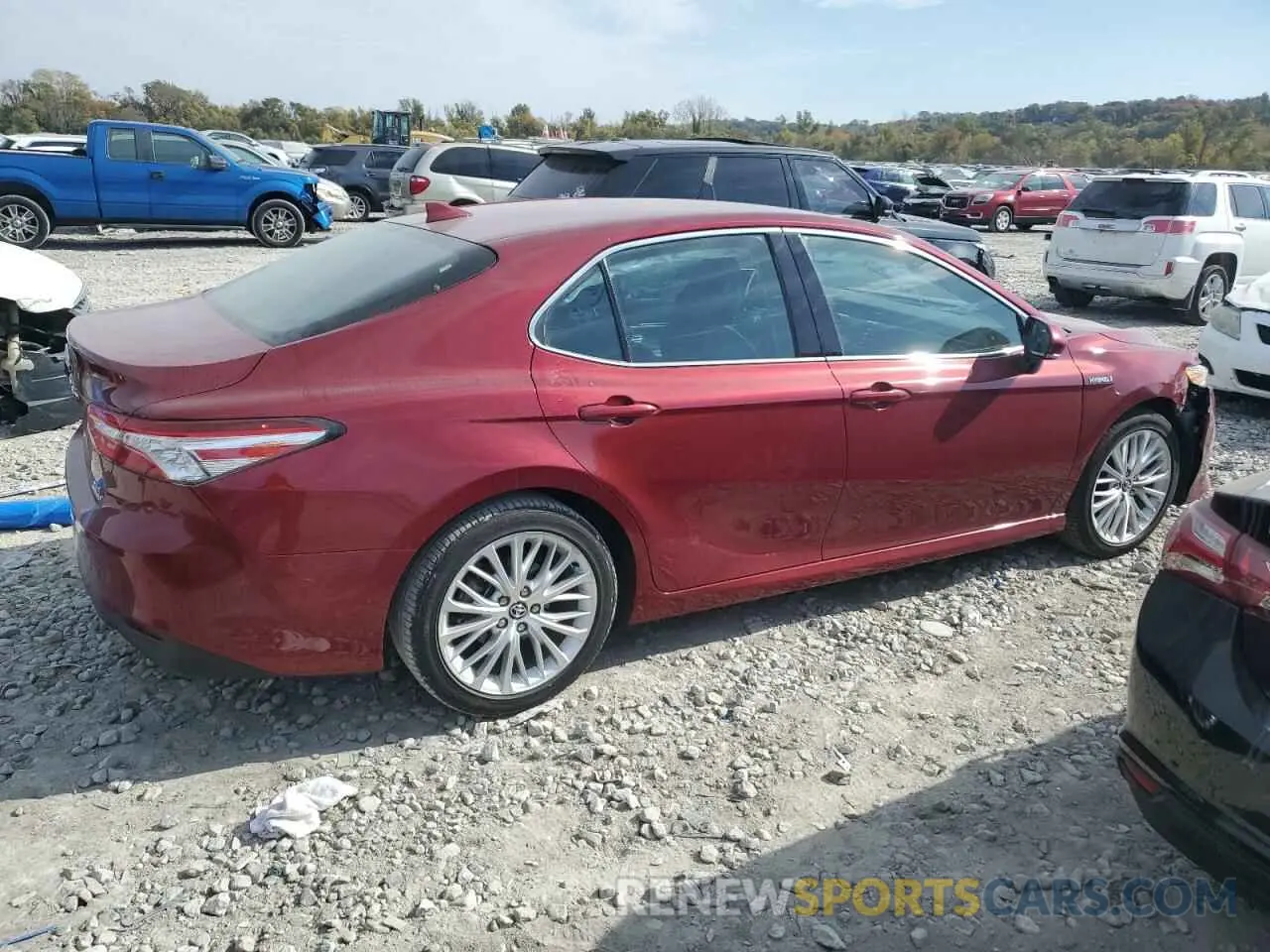 3 fotografías del automóvil dañado 4T1F31AK8LU528837 TOYOTA CAMRY 2020