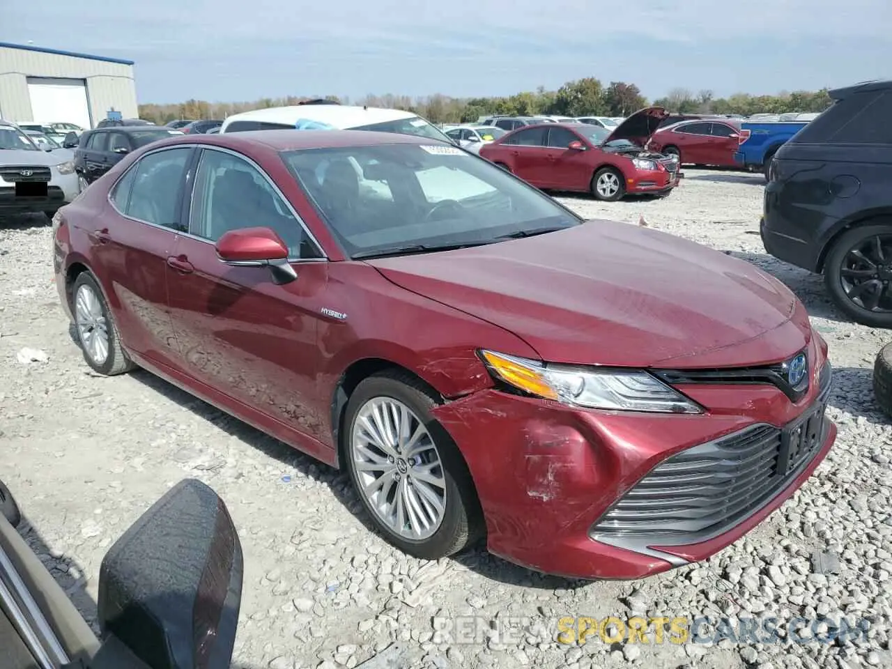 4 fotografías del automóvil dañado 4T1F31AK8LU528837 TOYOTA CAMRY 2020