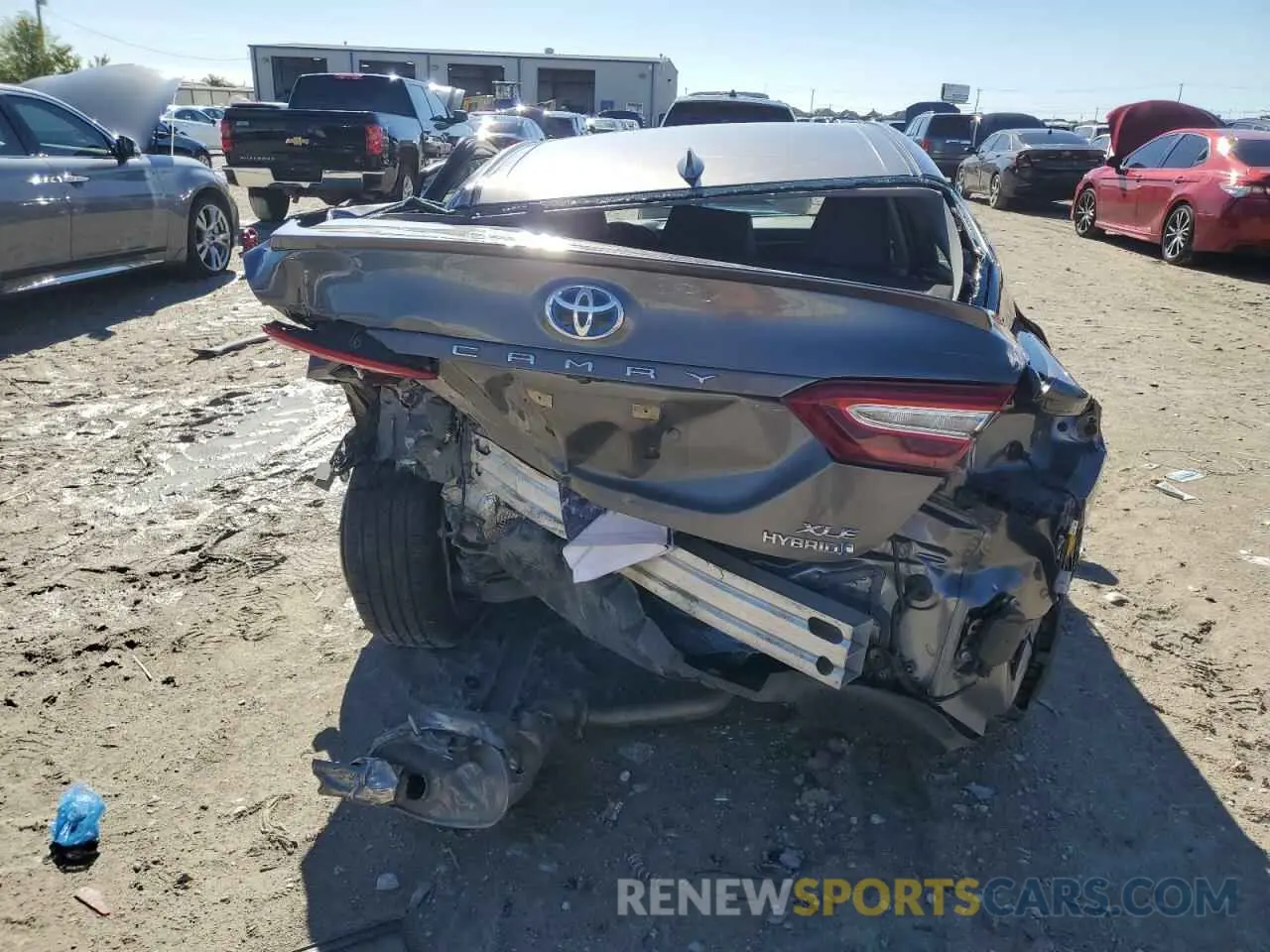 6 fotografías del automóvil dañado 4T1F31AK8LU545783 TOYOTA CAMRY 2020