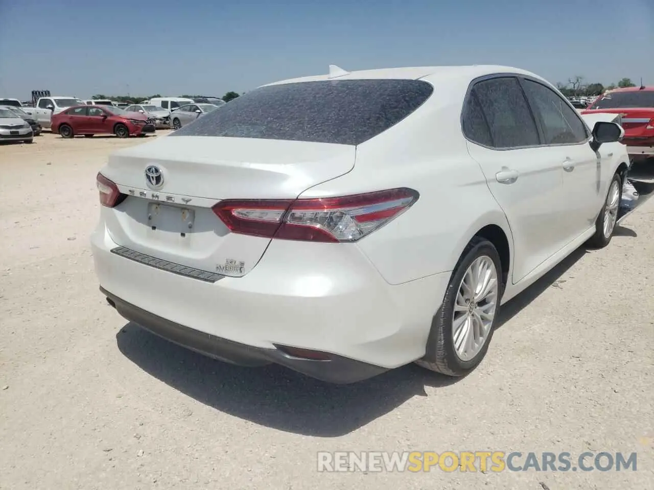 4 fotografías del automóvil dañado 4T1F31AK9LU545291 TOYOTA CAMRY 2020