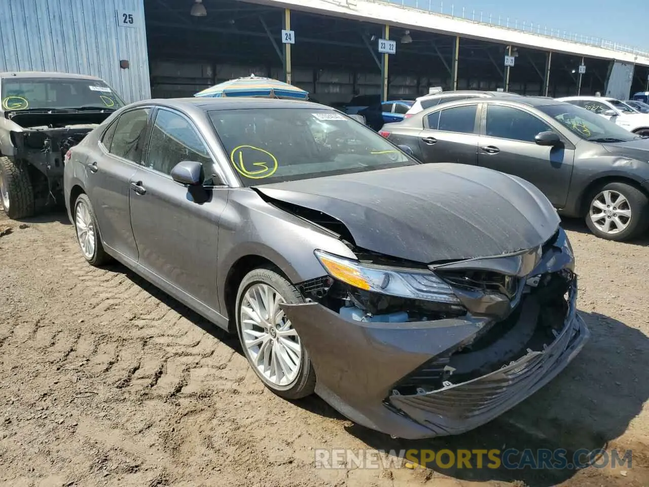 1 fotografías del automóvil dañado 4T1FZ1AK7LU043507 TOYOTA CAMRY 2020