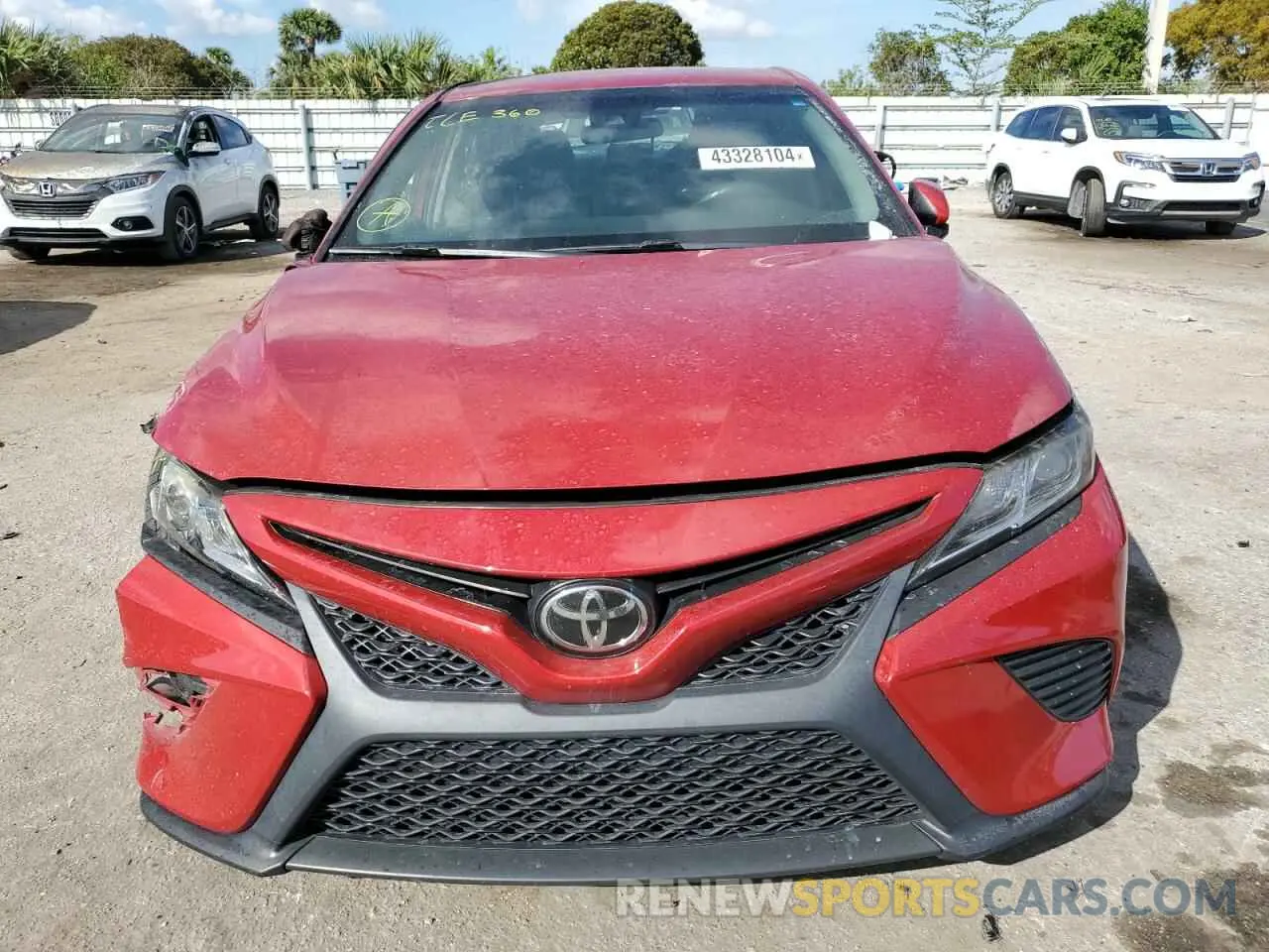 5 fotografías del automóvil dañado 4T1G11AK0LU312362 TOYOTA CAMRY 2020