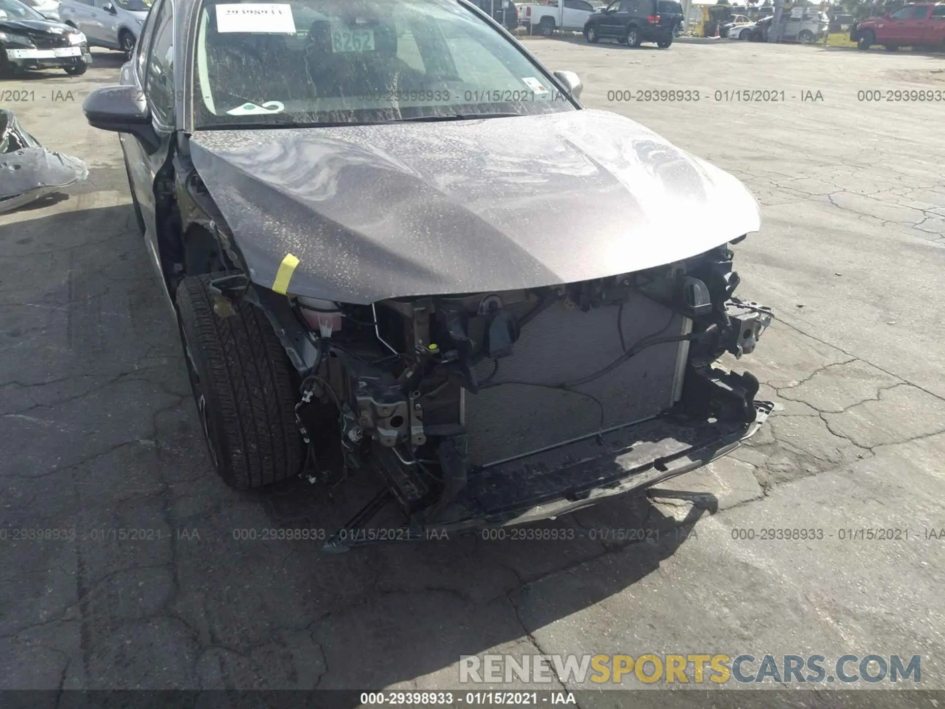 6 fotografías del automóvil dañado 4T1G11AK0LU333504 TOYOTA CAMRY 2020