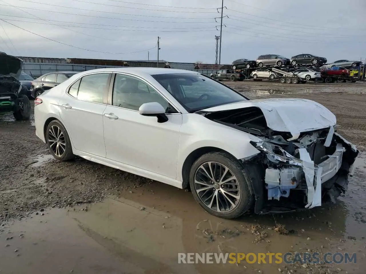4 fotografías del automóvil dañado 4T1G11AK0LU360279 TOYOTA CAMRY 2020