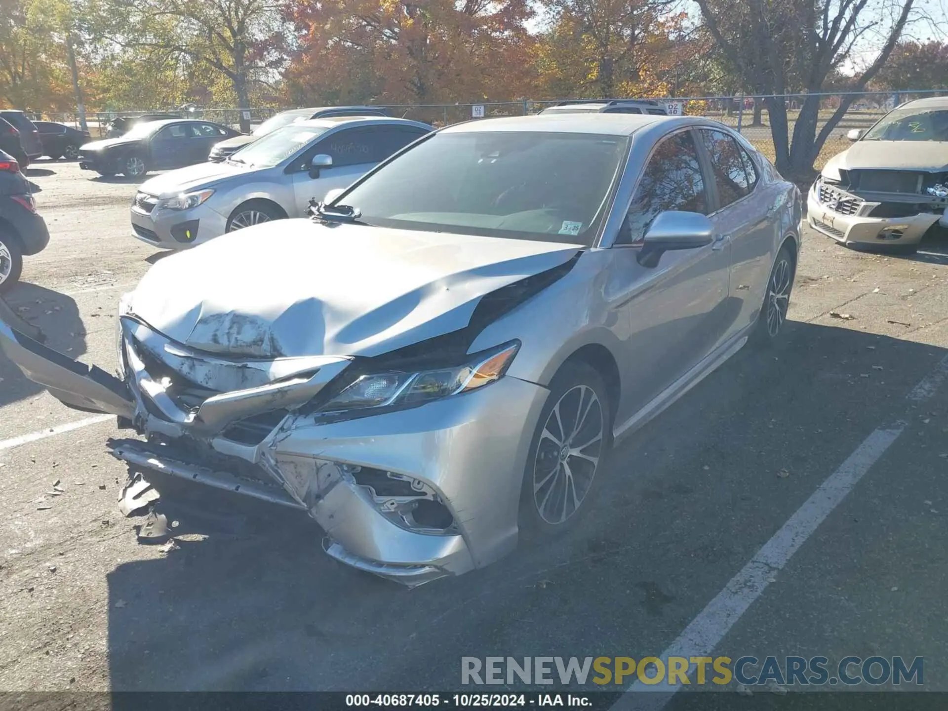 2 fotografías del automóvil dañado 4T1G11AK0LU902061 TOYOTA CAMRY 2020