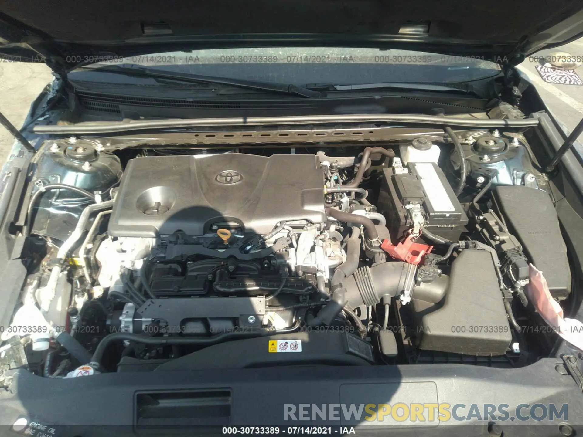 10 fotografías del automóvil dañado 4T1G11AK0LU968545 TOYOTA CAMRY 2020