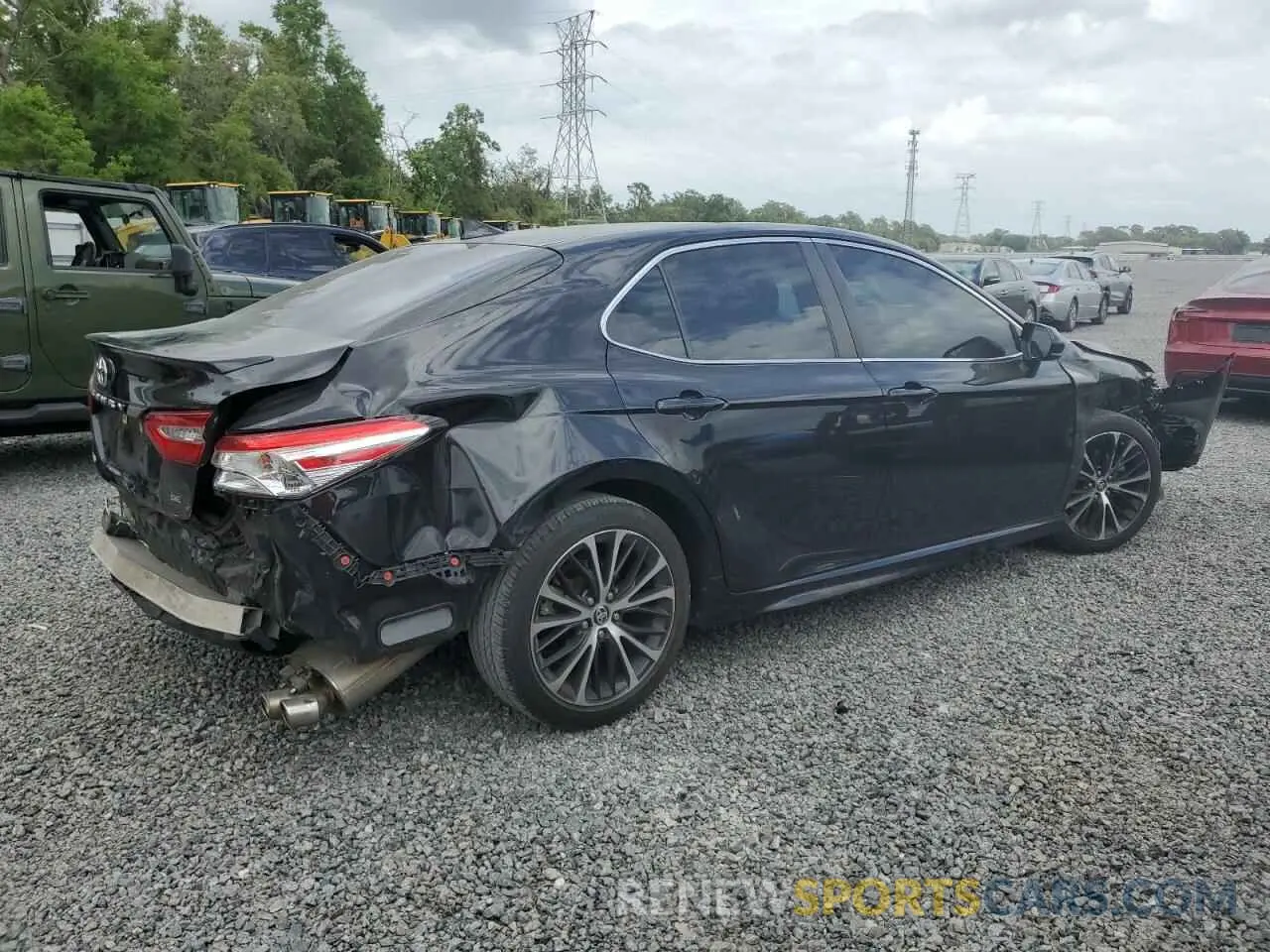 3 fotografías del automóvil dañado 4T1G11AK1LU360274 TOYOTA CAMRY 2020