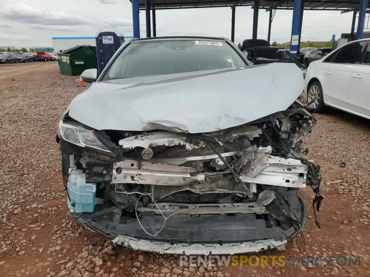 5 fotografías del automóvil dañado 4T1G11AK1LU365801 TOYOTA CAMRY 2020