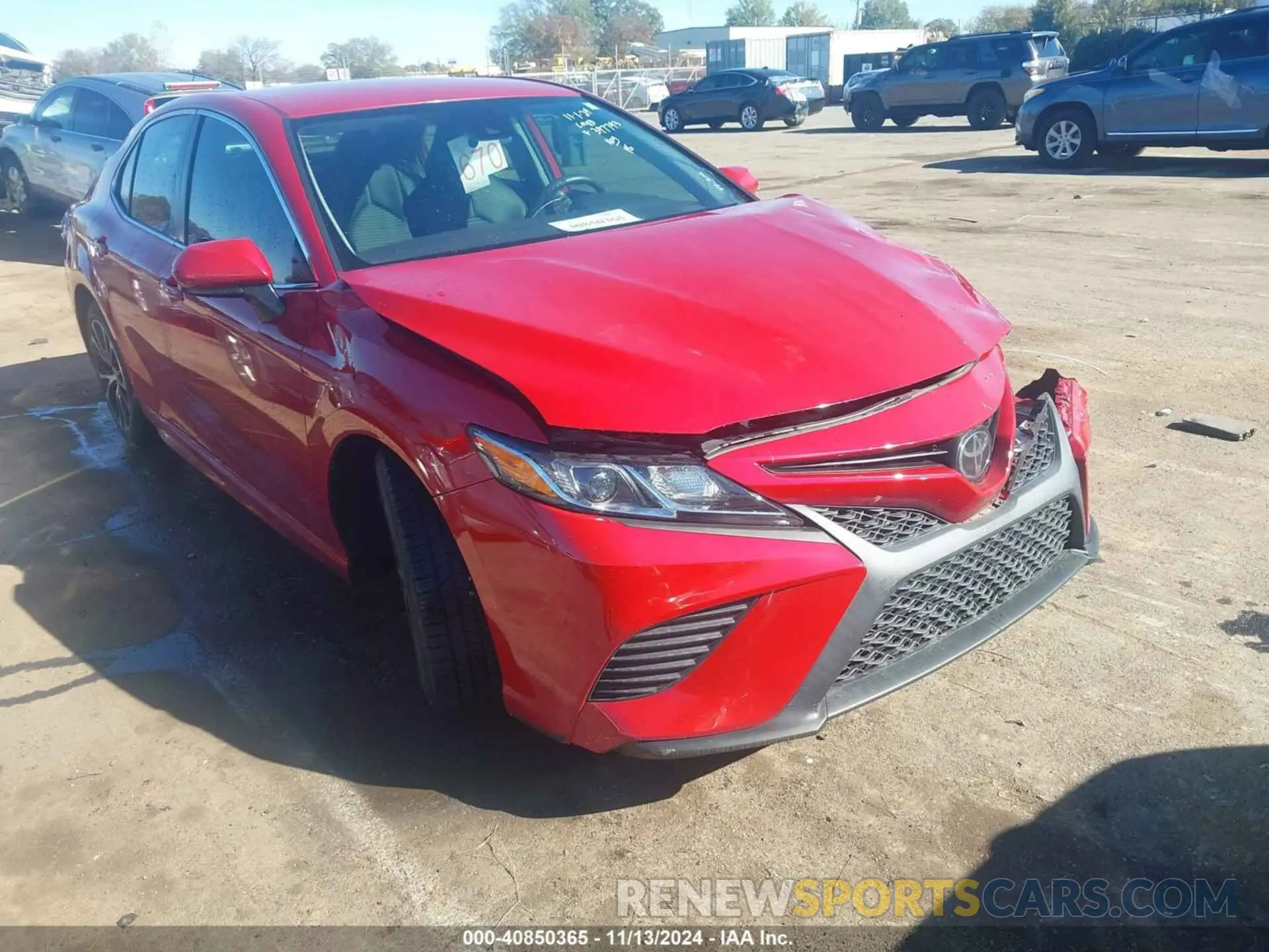 1 fotografías del automóvil dañado 4T1G11AK1LU397793 TOYOTA CAMRY 2020