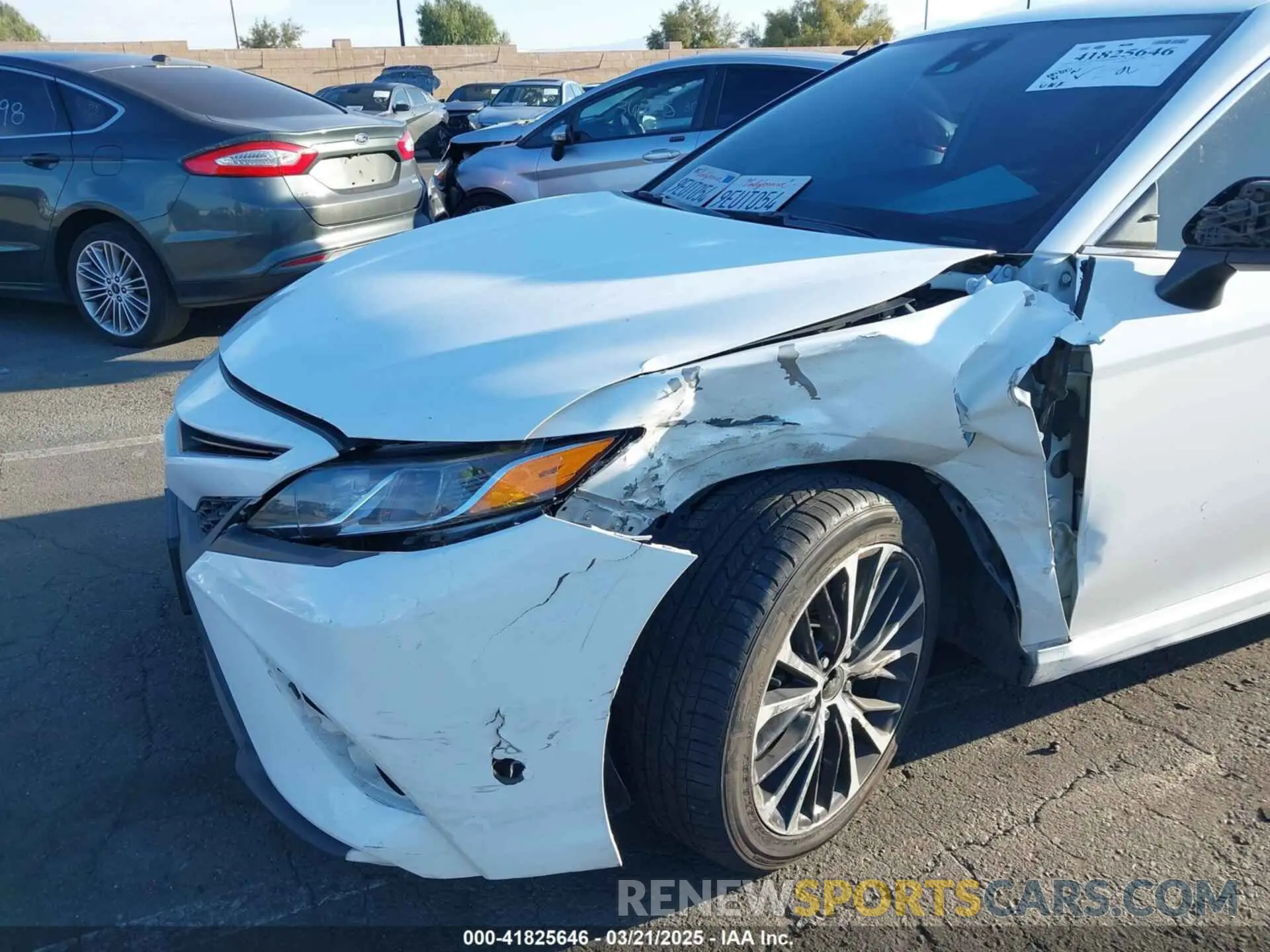 6 fotografías del automóvil dañado 4T1G11AK2LU329941 TOYOTA CAMRY 2020
