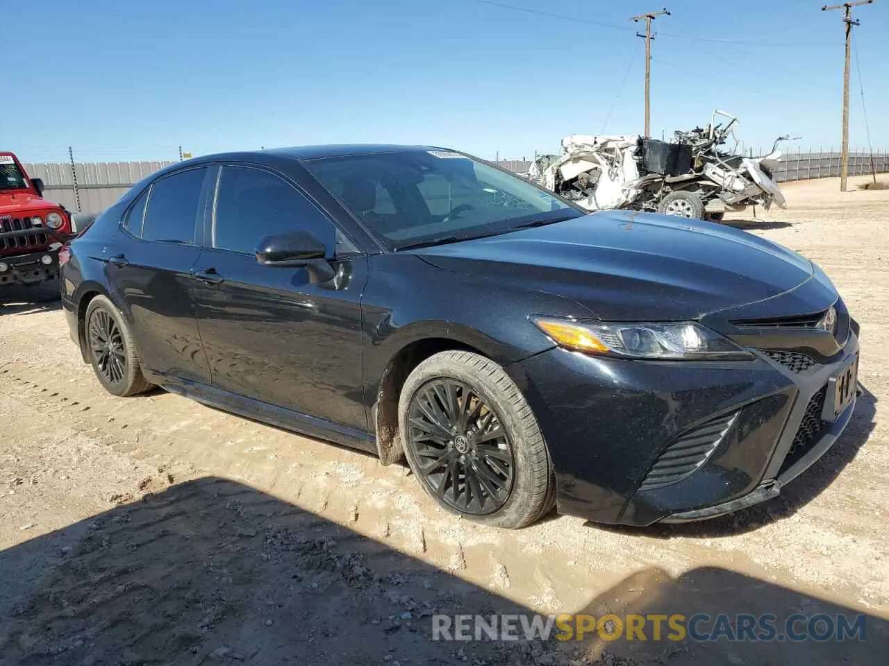 4 fotografías del automóvil dañado 4T1G11AK2LU381327 TOYOTA CAMRY 2020