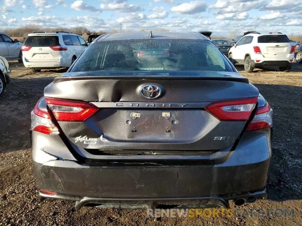 6 fotografías del automóvil dañado 4T1G11AK2LU504690 TOYOTA CAMRY 2020