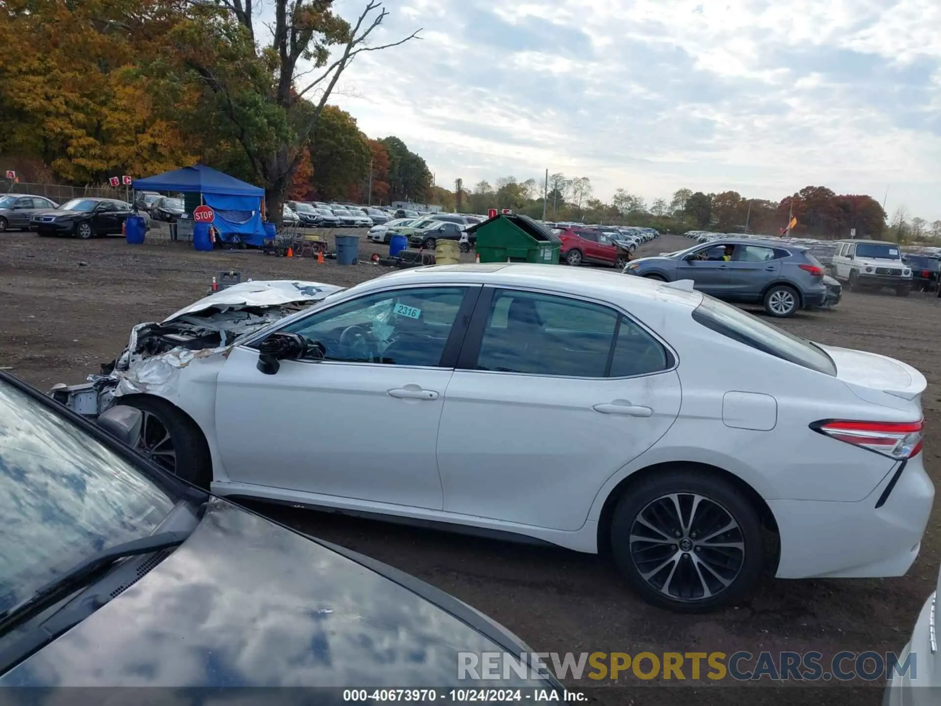 14 fotografías del automóvil dañado 4T1G11AK2LU865207 TOYOTA CAMRY 2020