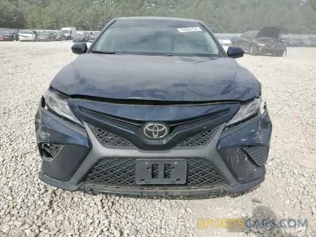 5 fotografías del automóvil dañado 4T1G11AK2LU945543 TOYOTA CAMRY 2020