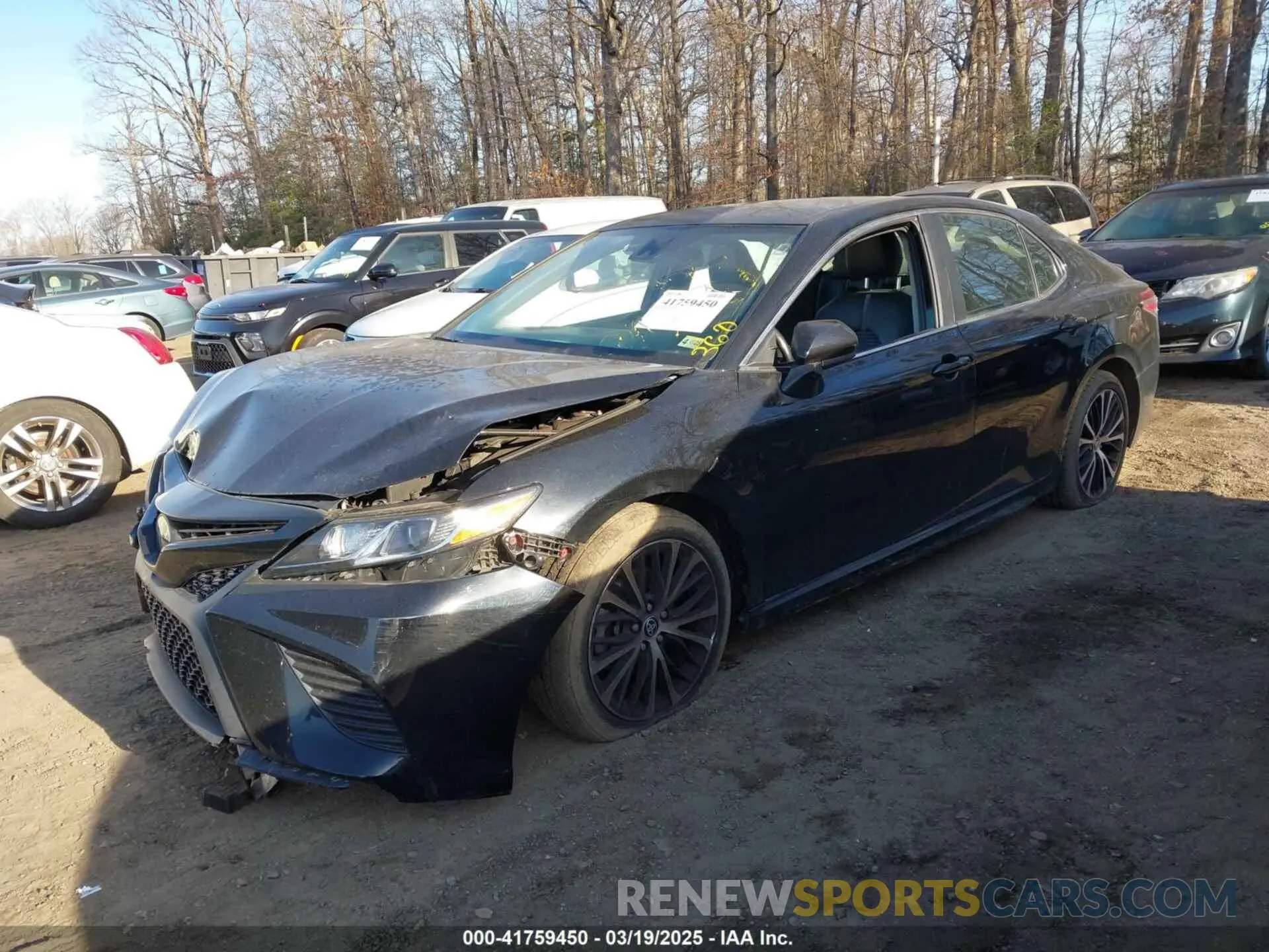 2 fotografías del automóvil dañado 4T1G11AK3LU365315 TOYOTA CAMRY 2020