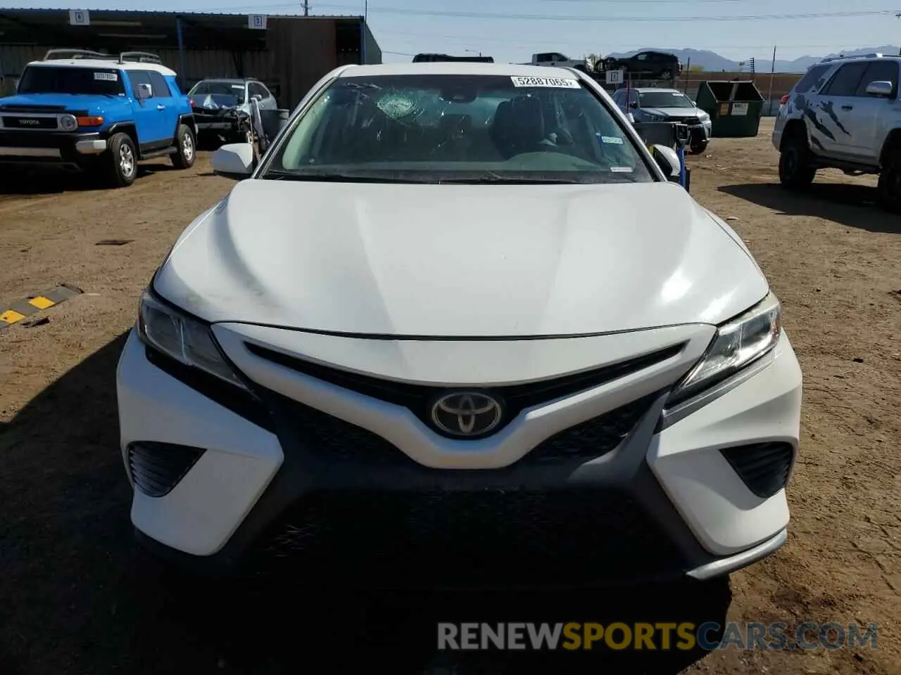 5 fotografías del automóvil dañado 4T1G11AK3LU913068 TOYOTA CAMRY 2020