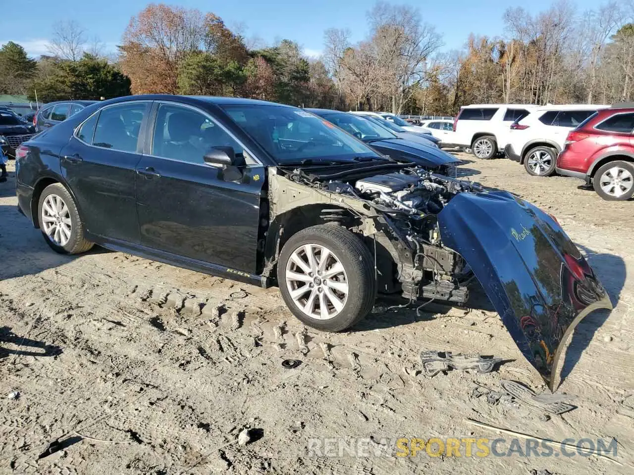4 fotografías del automóvil dañado 4T1G11AK3LU926516 TOYOTA CAMRY 2020