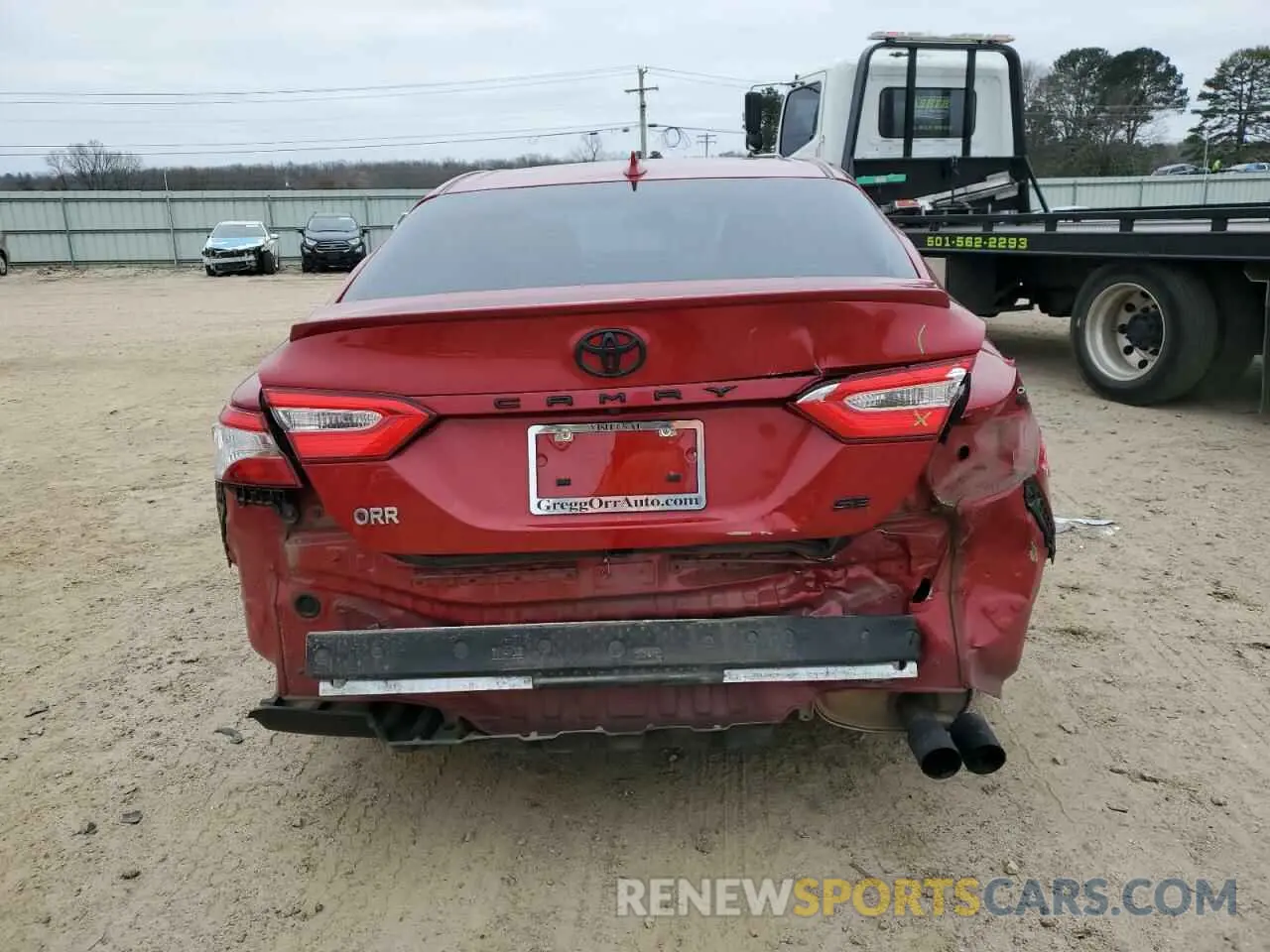 6 fotografías del automóvil dañado 4T1G11AK4LU327513 TOYOTA CAMRY 2020