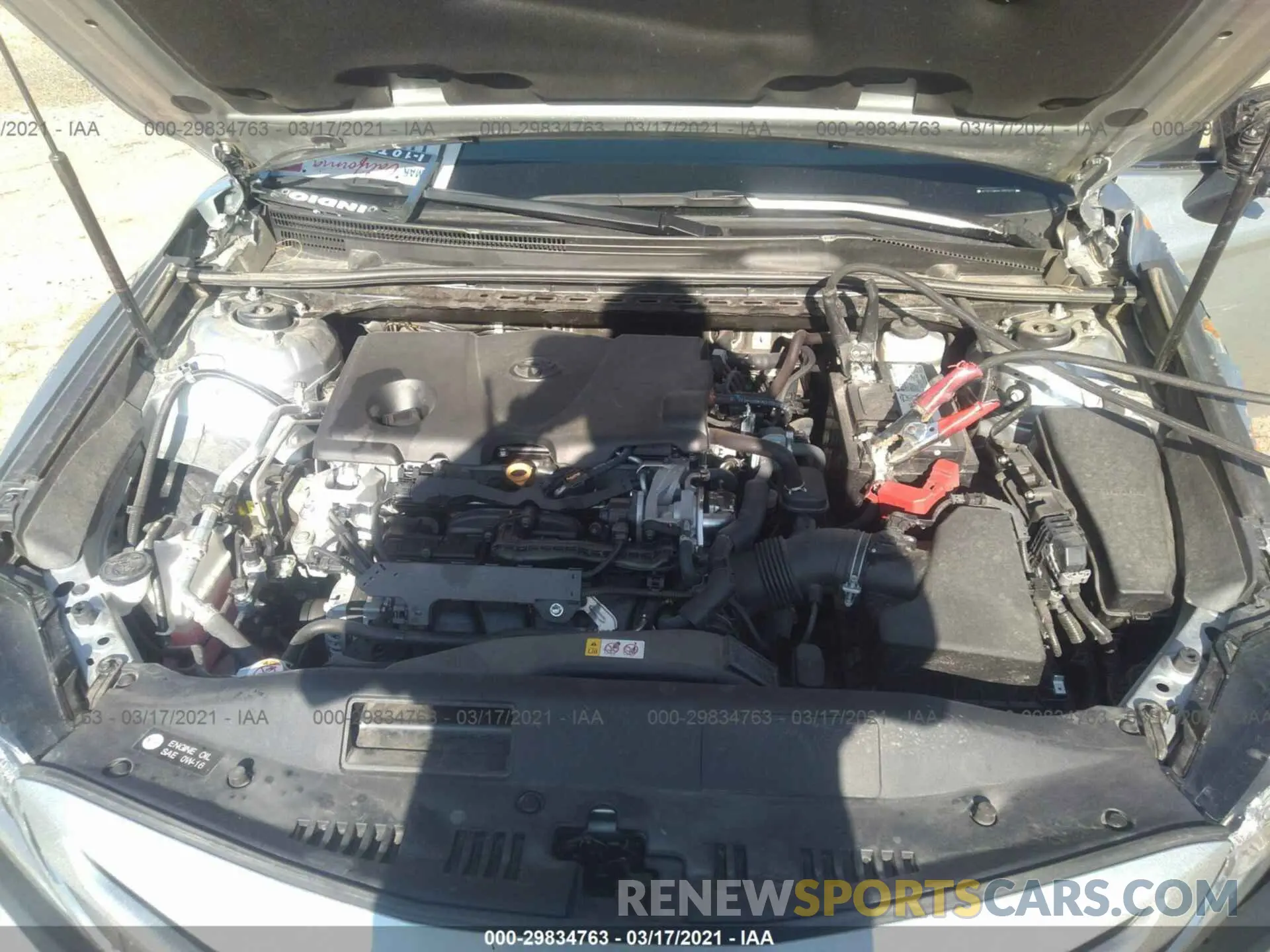 10 fotografías del automóvil dañado 4T1G11AK4LU351472 TOYOTA CAMRY 2020