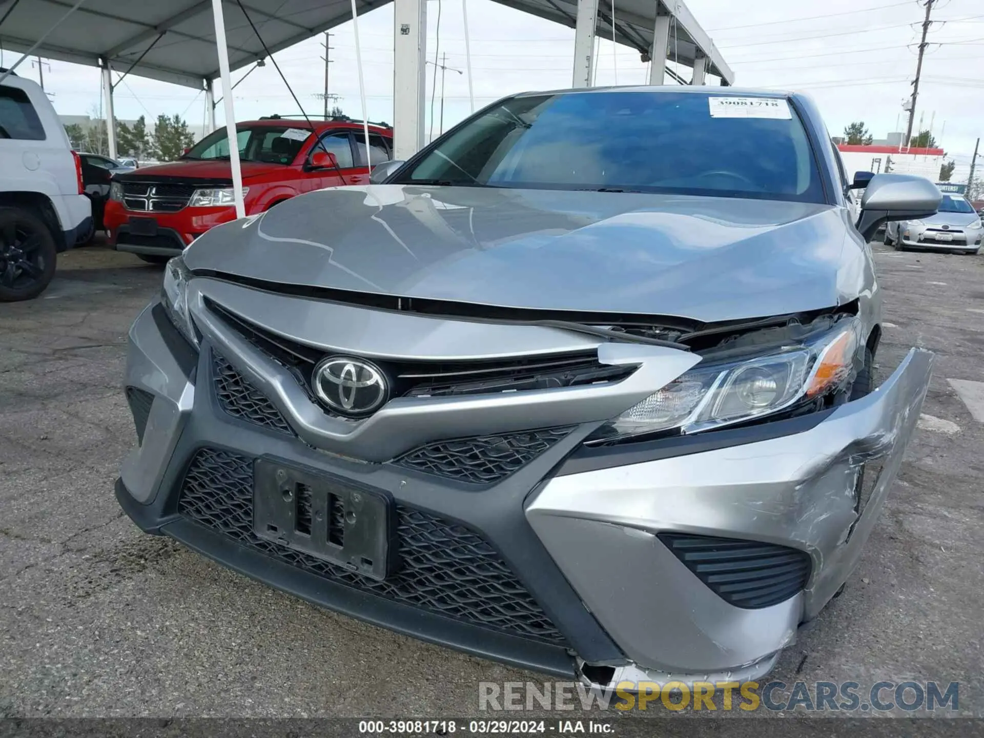 6 fotografías del automóvil dañado 4T1G11AK4LU363217 TOYOTA CAMRY 2020