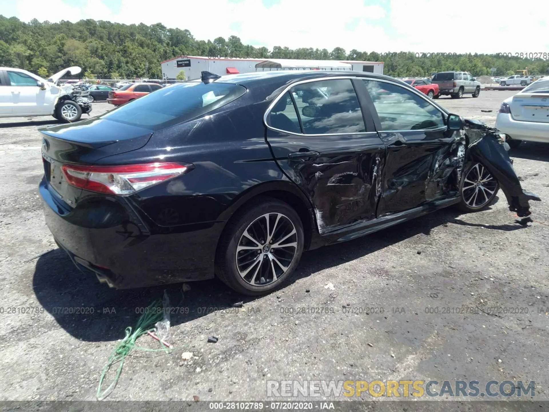 4 fotografías del automóvil dañado 4T1G11AK4LU873938 TOYOTA CAMRY 2020
