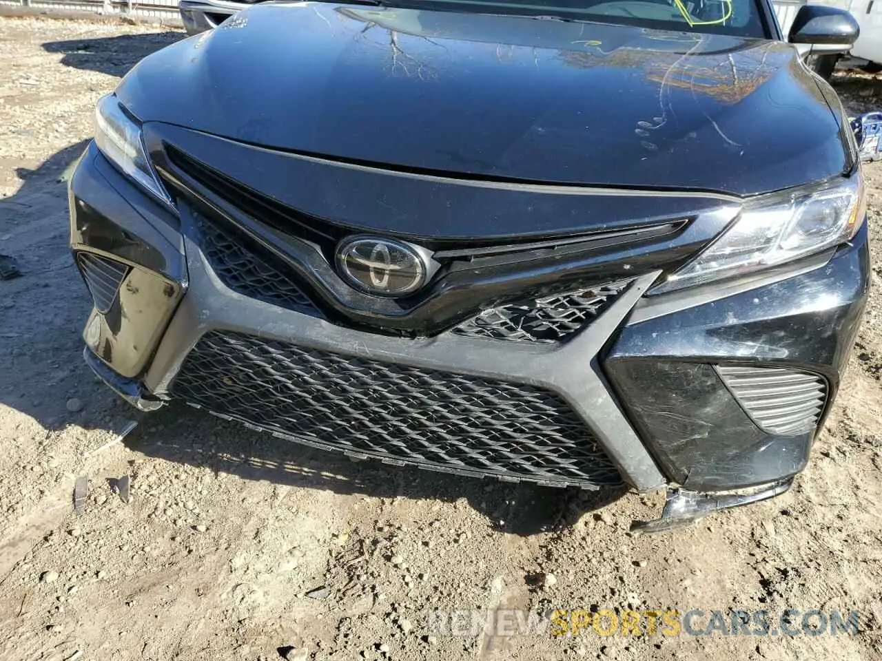 9 fotografías del automóvil dañado 4T1G11AK4LU927593 TOYOTA CAMRY 2020