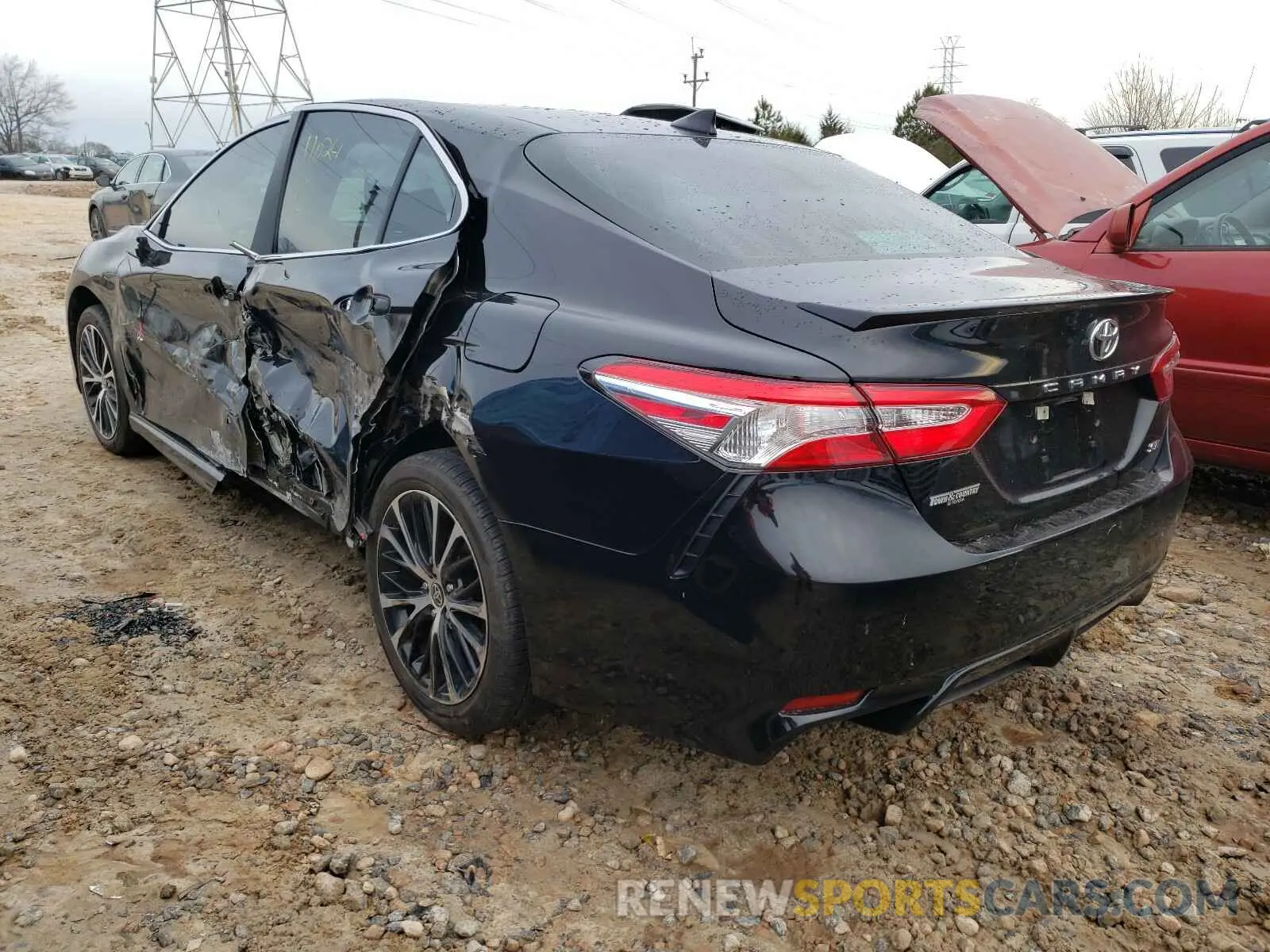 3 fotografías del automóvil dañado 4T1G11AK4LU954969 TOYOTA CAMRY 2020