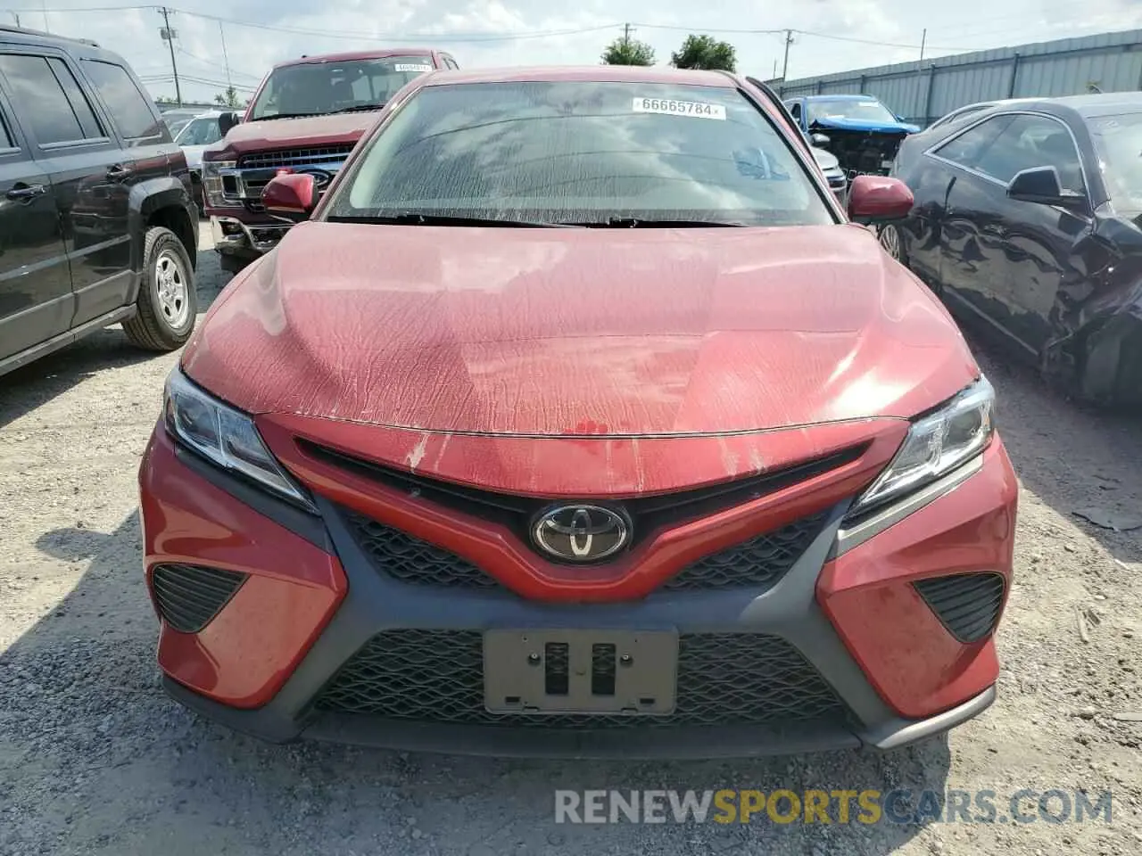 5 fotografías del automóvil dañado 4T1G11AK5LU314107 TOYOTA CAMRY 2020
