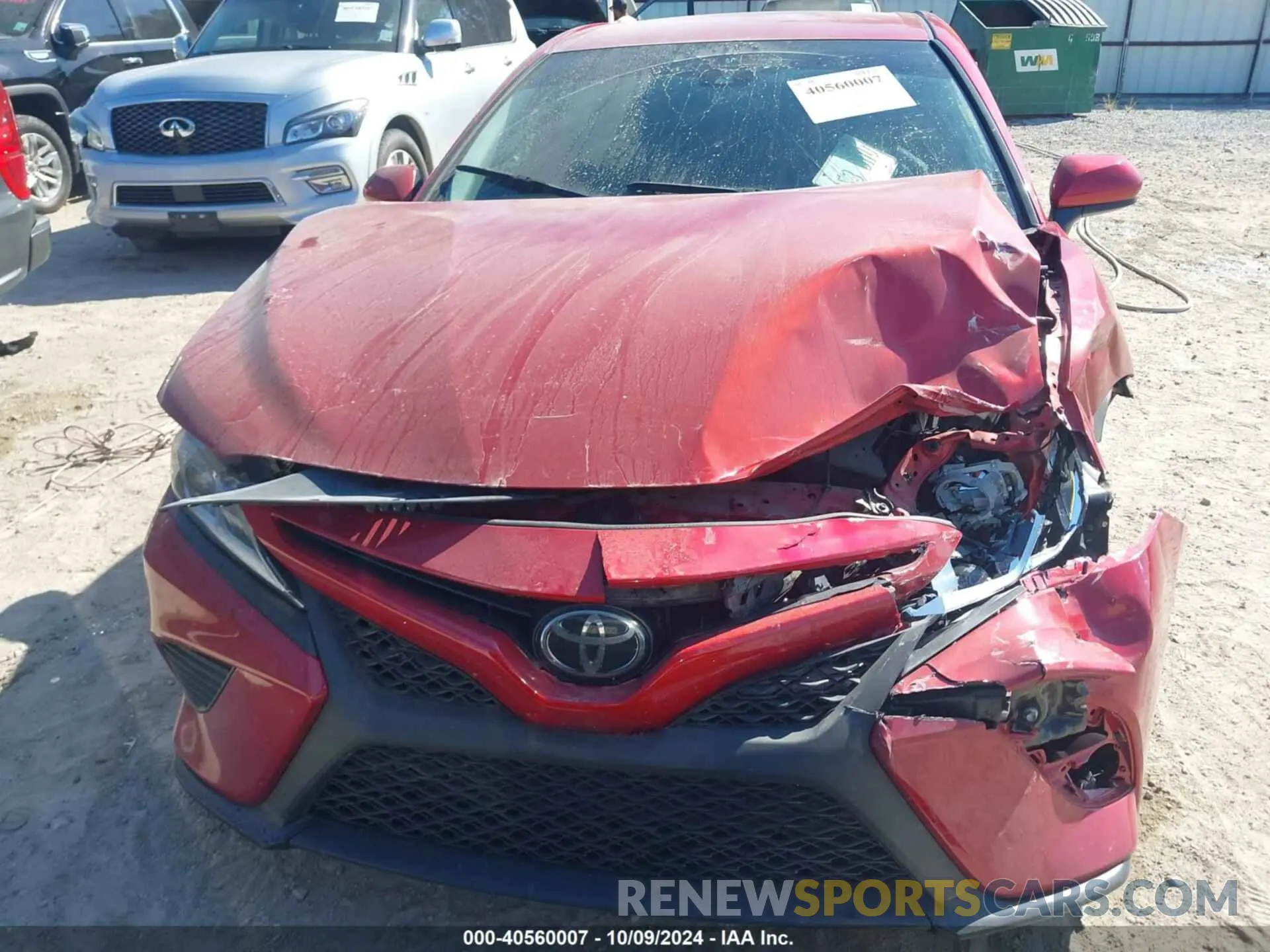 12 fotografías del automóvil dañado 4T1G11AK5LU336351 TOYOTA CAMRY 2020