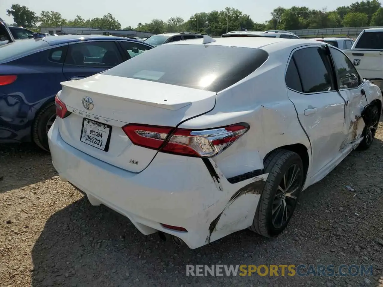 3 fotografías del automóvil dañado 4T1G11AK5LU347236 TOYOTA CAMRY 2020