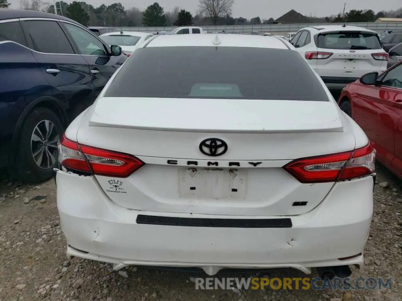 6 fotografías del automóvil dañado 4T1G11AK5LU968119 TOYOTA CAMRY 2020