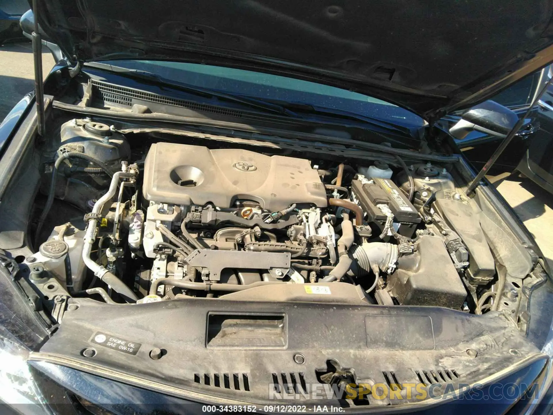 10 fotografías del automóvil dañado 4T1G11AK6LU313502 TOYOTA CAMRY 2020