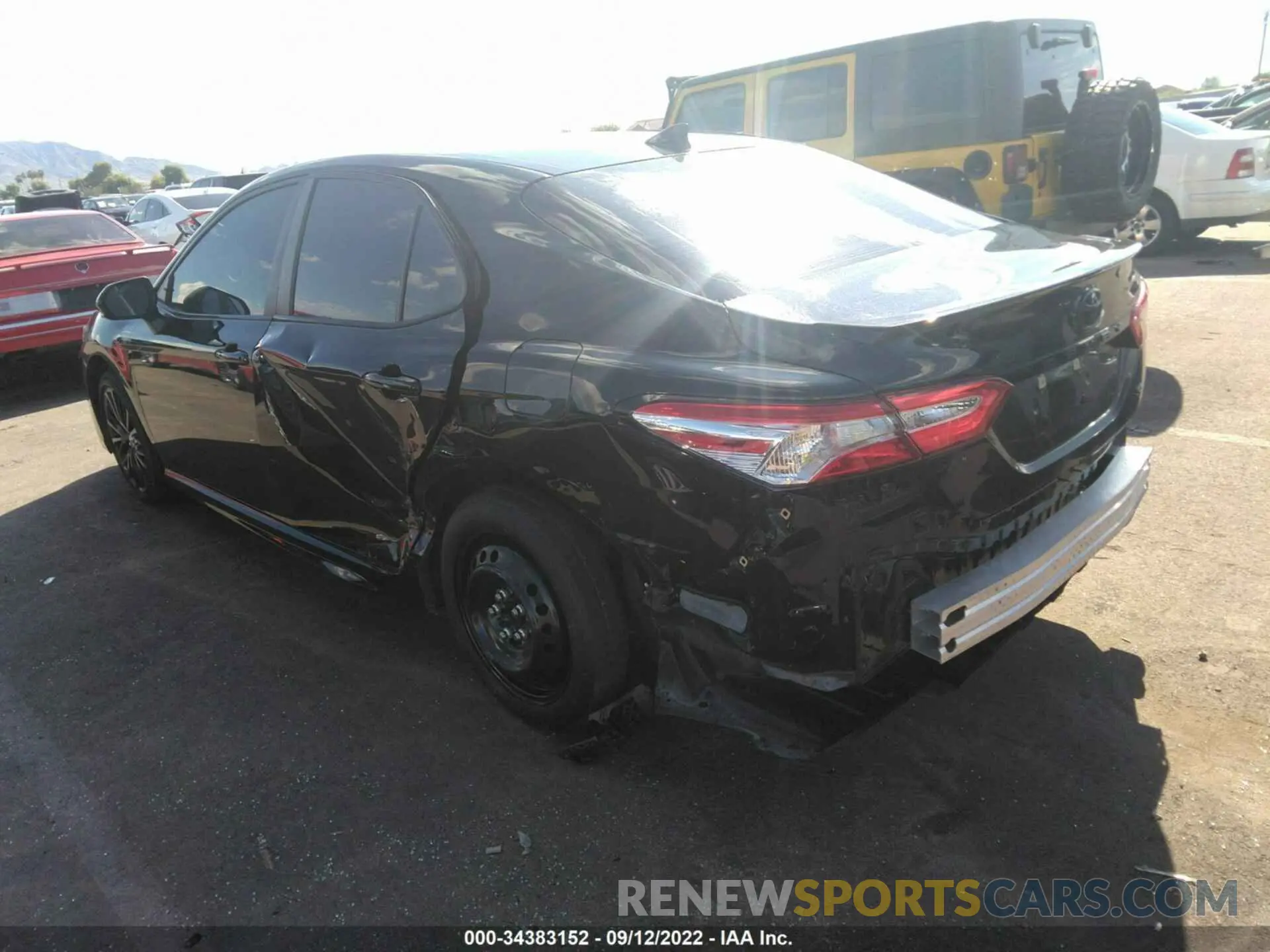 3 fotografías del automóvil dañado 4T1G11AK6LU313502 TOYOTA CAMRY 2020