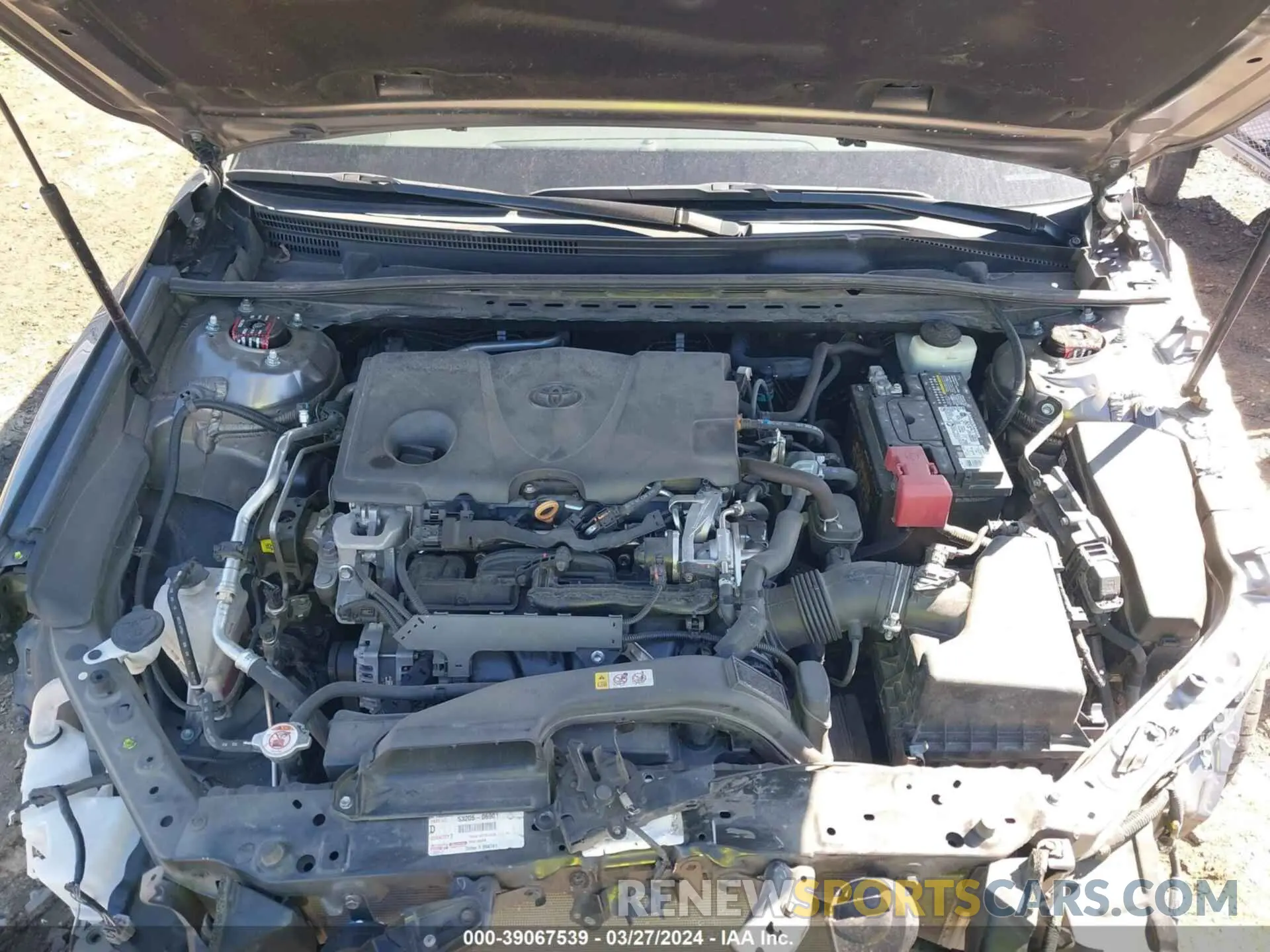 10 fotografías del automóvil dañado 4T1G11AK6LU332650 TOYOTA CAMRY 2020