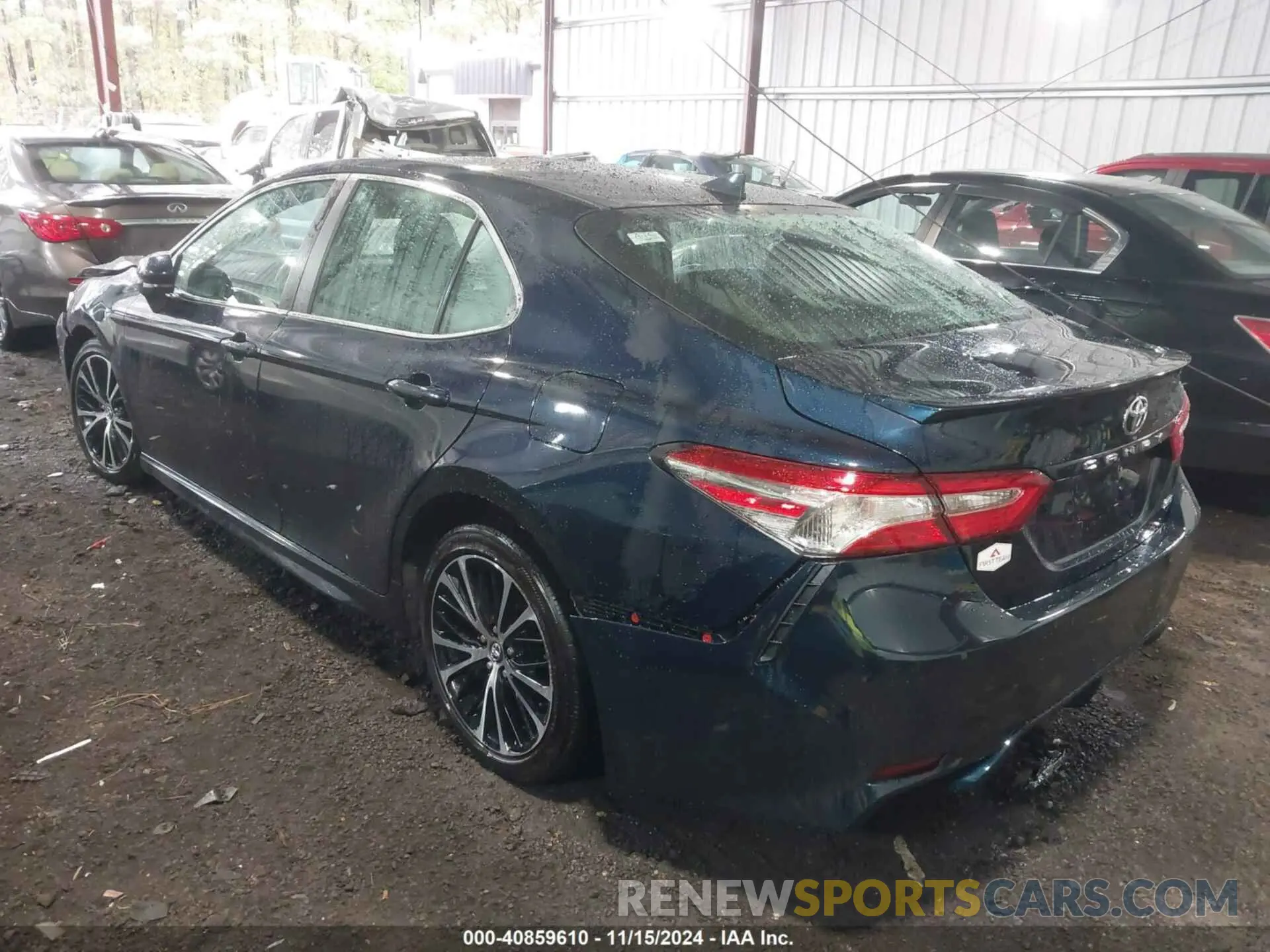 3 fotografías del automóvil dañado 4T1G11AK6LU898243 TOYOTA CAMRY 2020