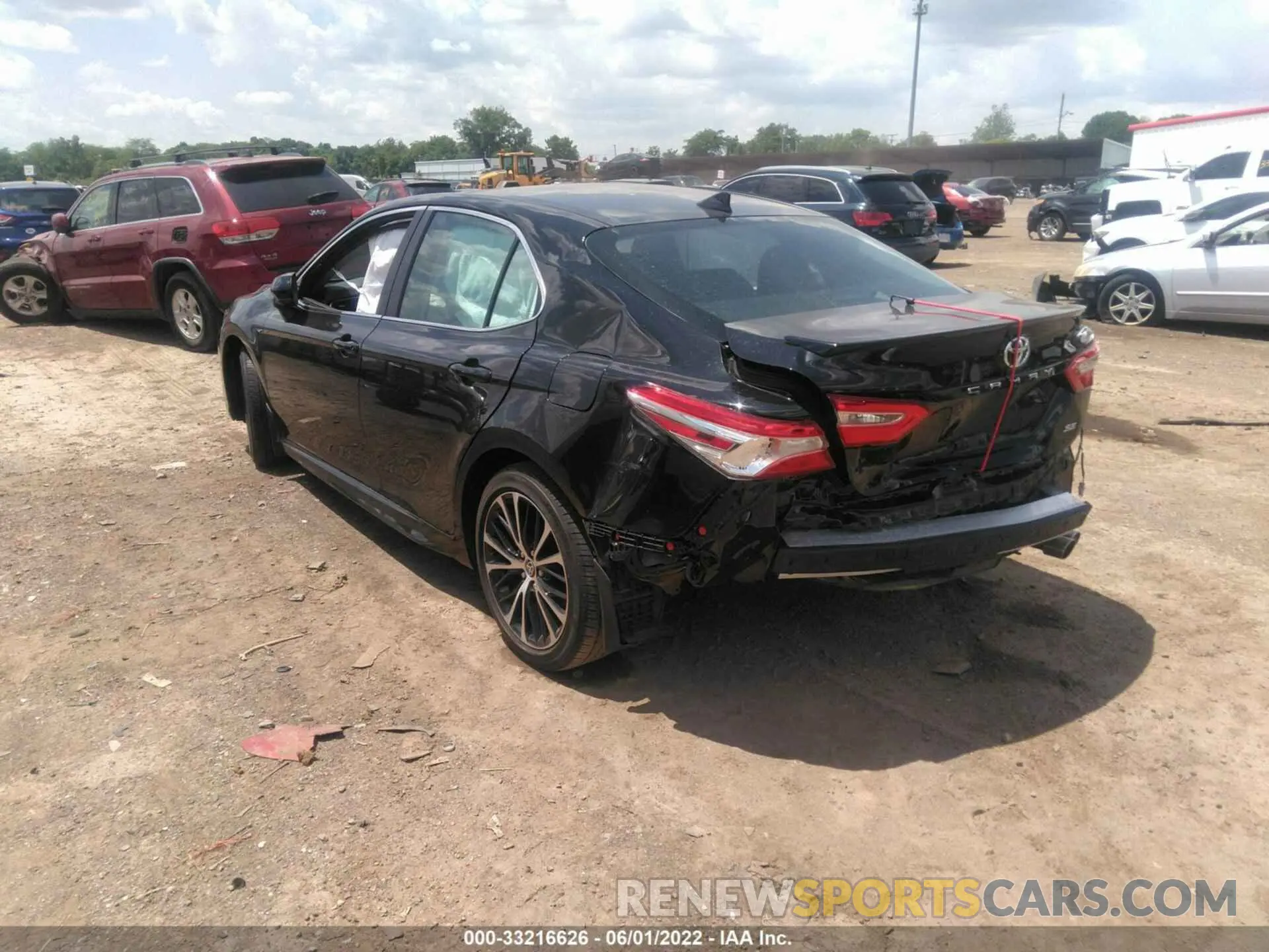 3 fotografías del automóvil dañado 4T1G11AK6LU951488 TOYOTA CAMRY 2020